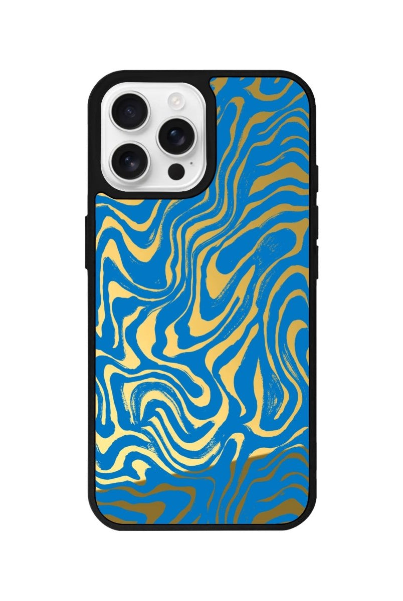 iPhone 16 Pro Vitamin Sea Mirror Aynalı Telefon Kılıfı Altın - SUMTHINCS