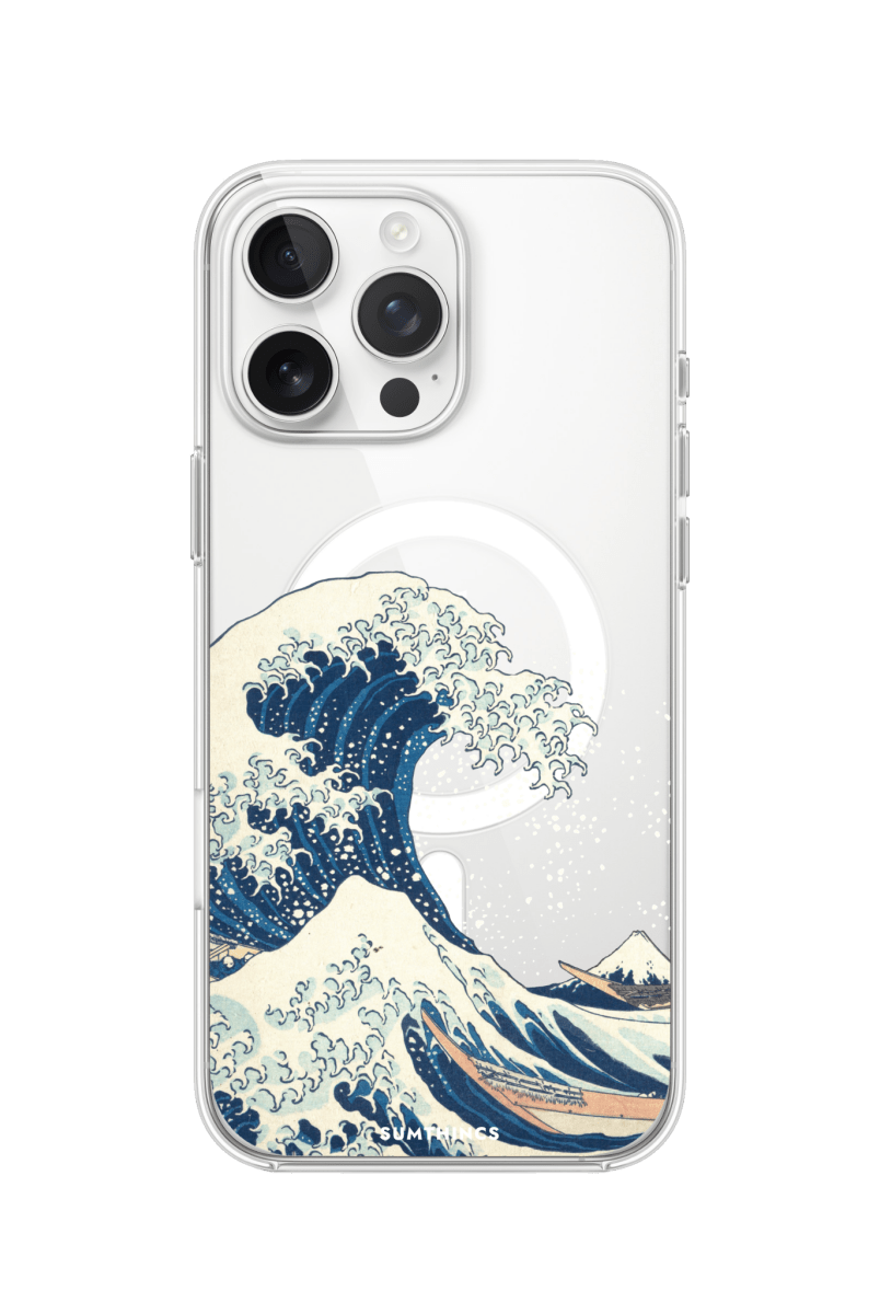 iPhone 16 Pro Waves Clear Magsafe Şeffaf Telefon Kılıfı - SUMTHINCS