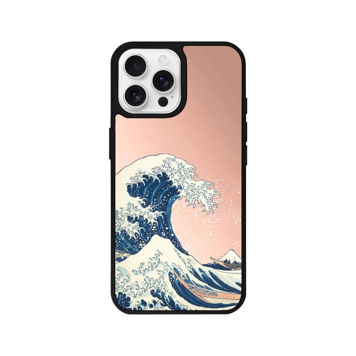 iPhone 16 Pro Waves Mirror Aynalı Telefon Kılıfı Metalik Pembe - SUMTHINCS