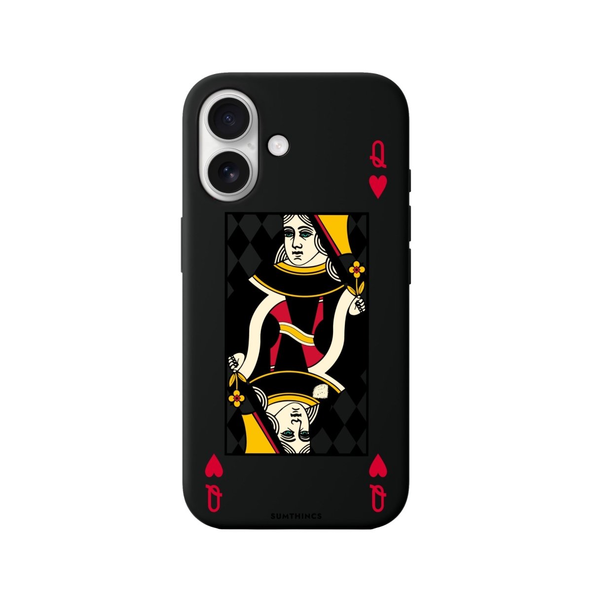 iPhone 16 Queen Premium Telefon Kılıfı Siyah - SUMTHINCS