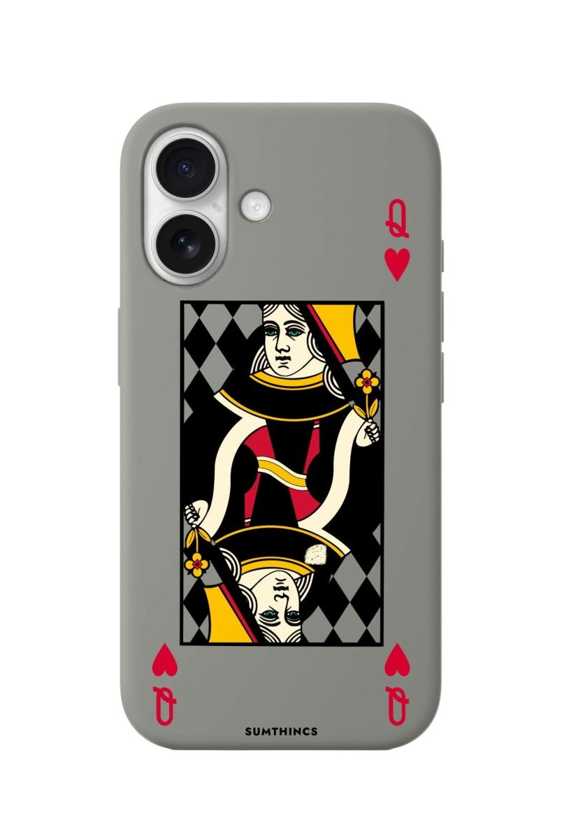 iPhone 16 Queen Premium Telefon Kılıfı Gri - SUMTHINCS