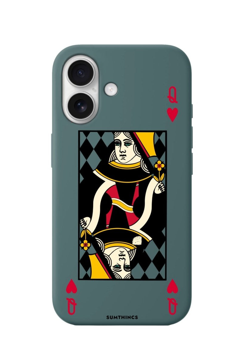 iPhone 16 Queen Premium Telefon Kılıfı Kaktüs Yeşili - SUMTHINCS