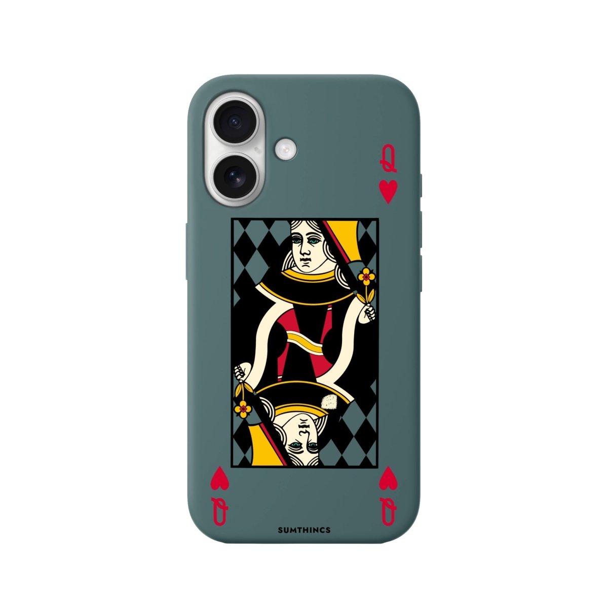 iPhone 16 Queen Premium Telefon Kılıfı Kaktüs Yeşili - SUMTHINCS