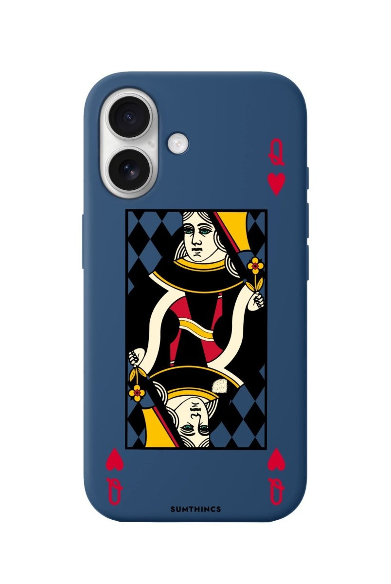 iPhone 16 Queen Premium Telefon Kılıfı Pasifik Mavi - SUMTHINCS