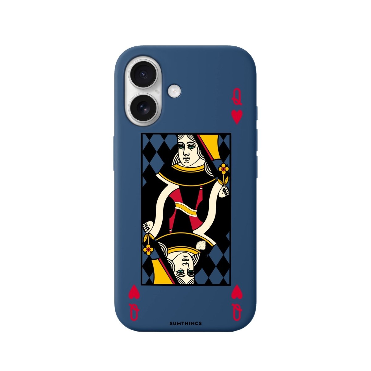 iPhone 16 Queen Premium Telefon Kılıfı Pasifik Mavi - SUMTHINCS