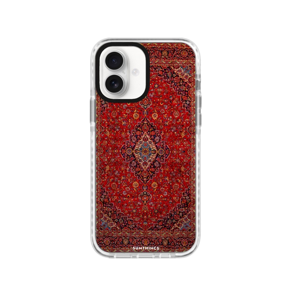 iPhone 16 Red Carpet Procase Şeffaf Telefon Kılıfı Beyaz Şeffaf - SUMTHINCS