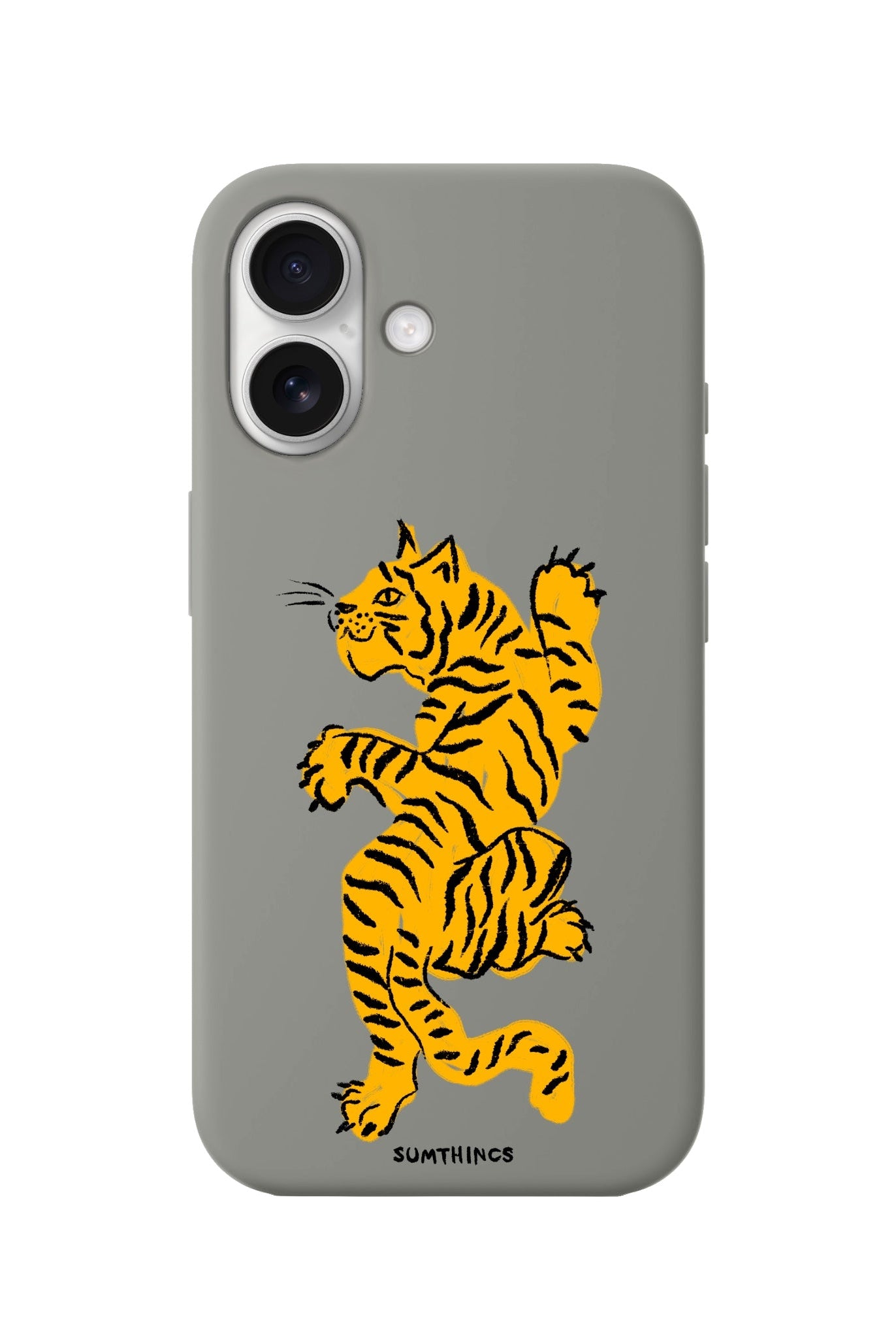 iPhone 16 Roar Premium Telefon Kılıfı Gri - SUMTHINCS