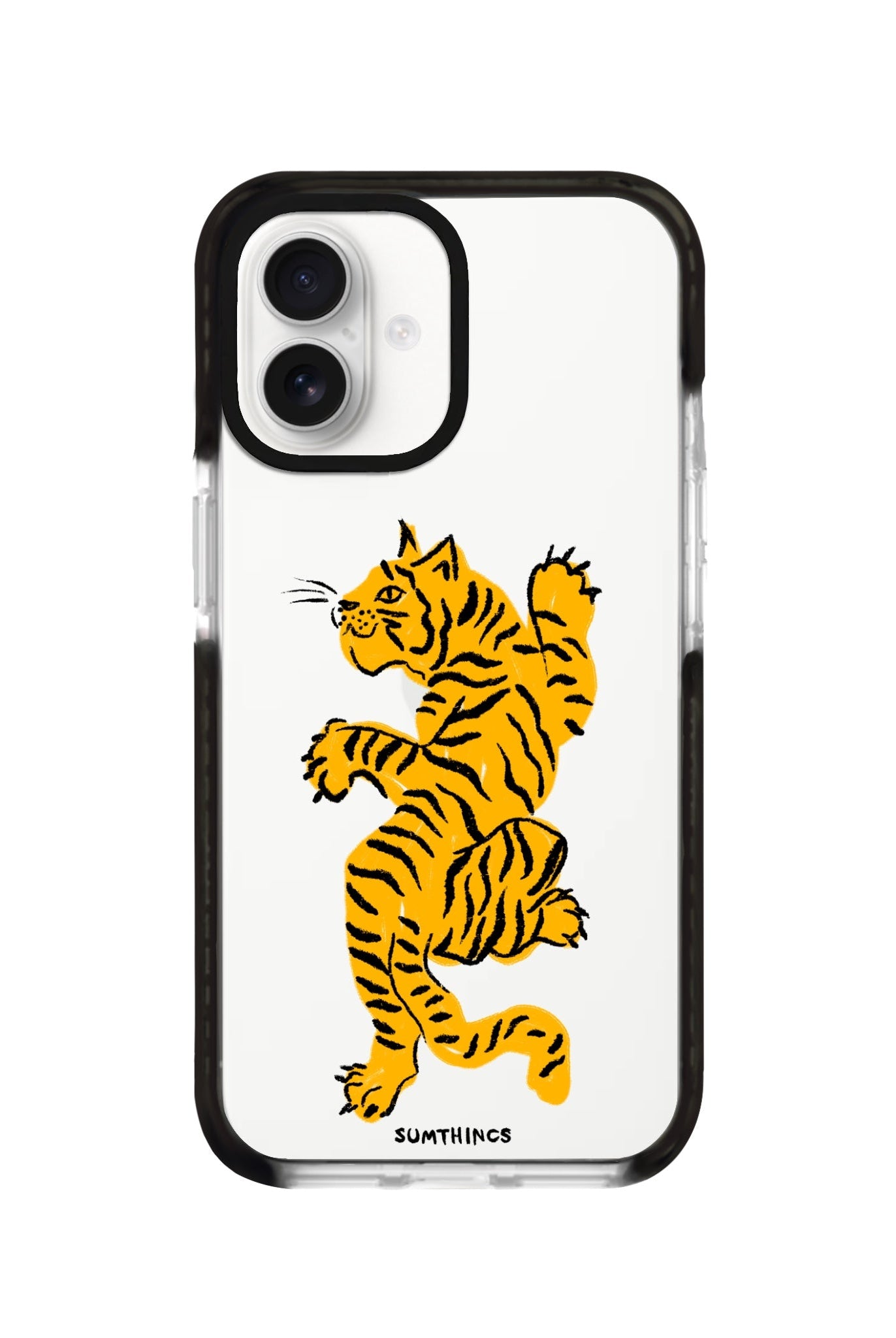 iPhone 16 ROAR Procase Şeffaf Telefon Kılıfı Siyah Şeffaf - SUMTHINCS
