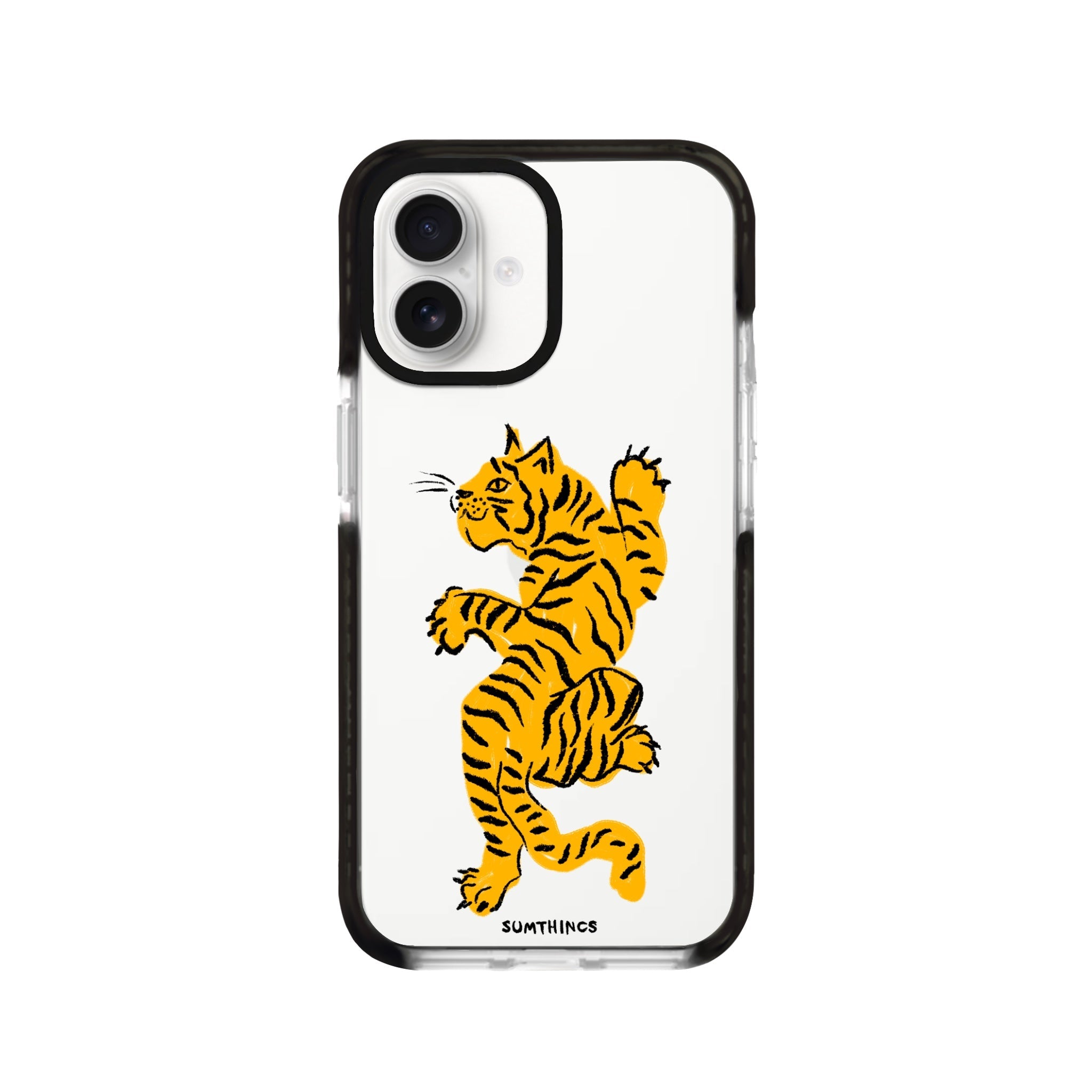 iPhone 16 ROAR Procase Şeffaf Telefon Kılıfı Siyah Şeffaf - SUMTHINCS