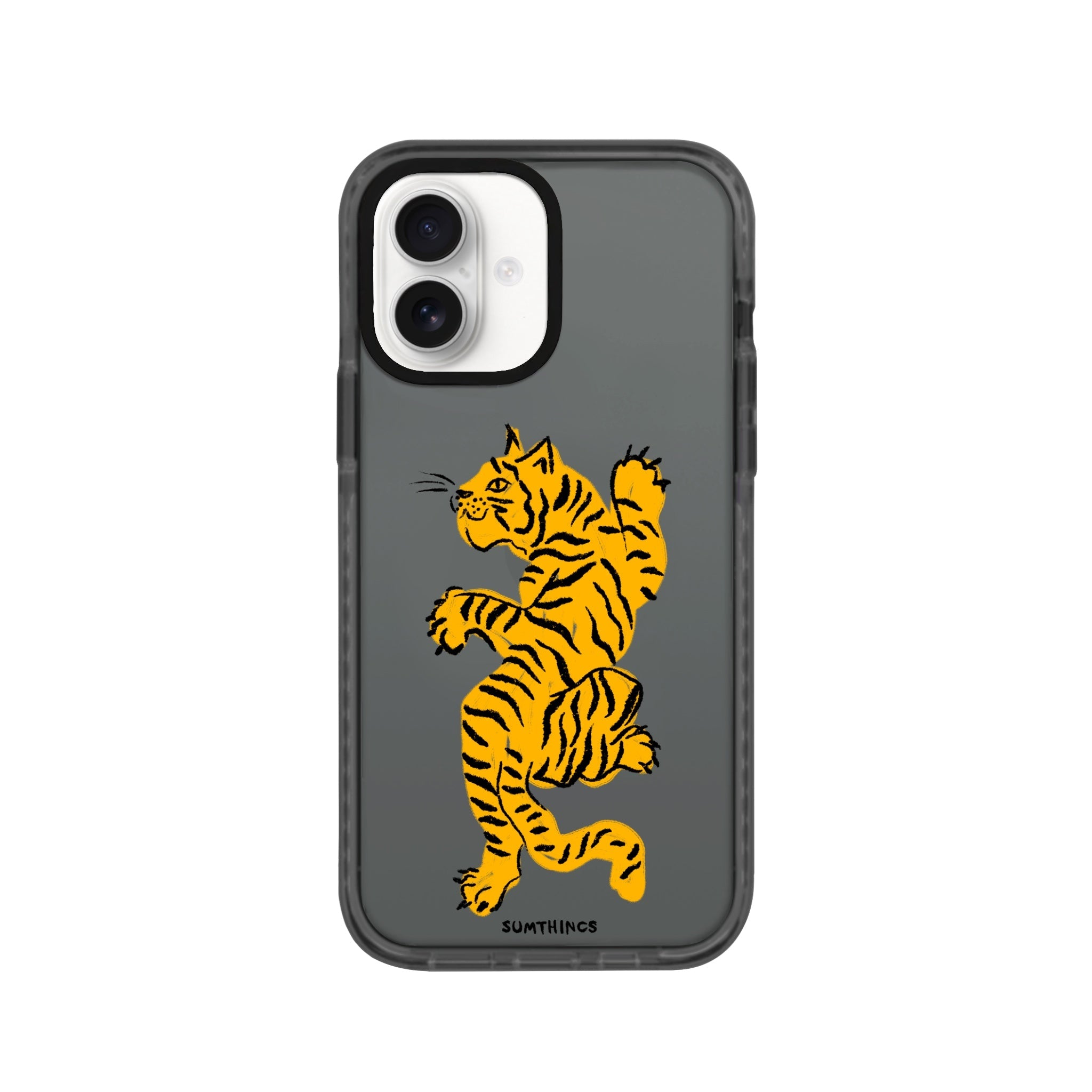 iPhone 16 ROAR Procase Şeffaf Telefon Kılıfı Antrasit - SUMTHINCS