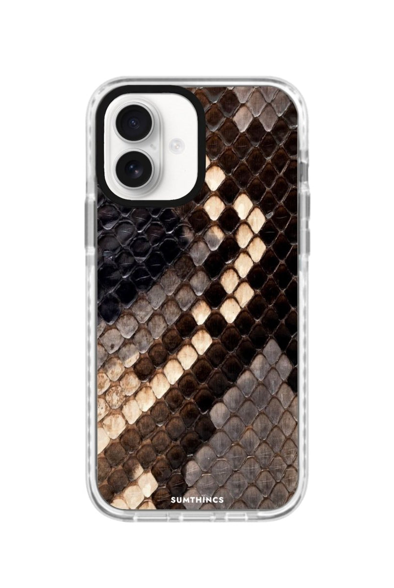 iPhone 16 Serpent Procase Şeffaf Telefon Kılıfı Beyaz Şeffaf - SUMTHINCS