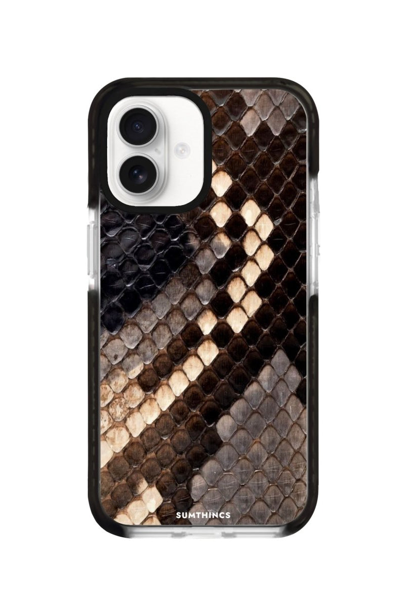 iPhone 16 Serpent Procase Şeffaf Telefon Kılıfı Siyah Şeffaf - SUMTHINCS