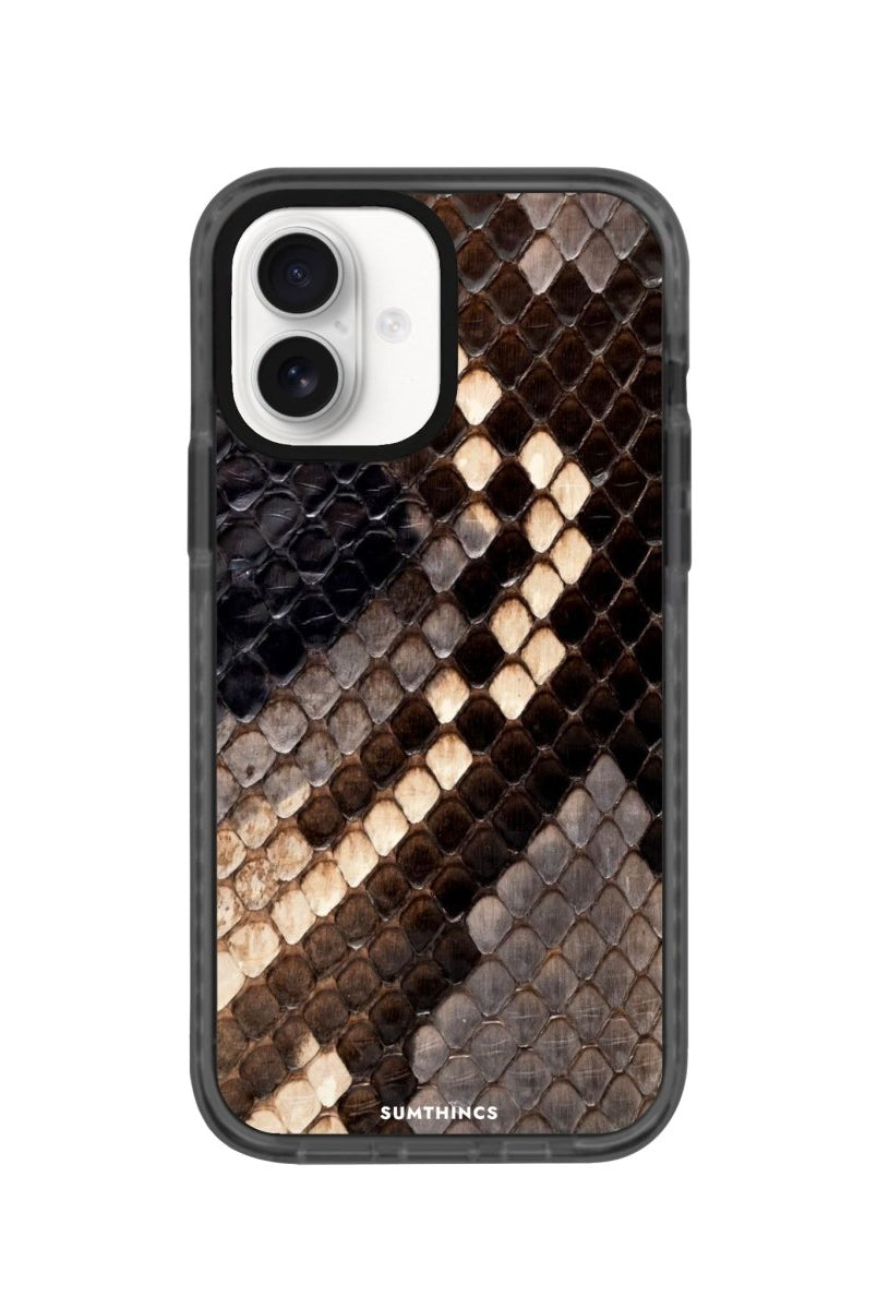 iPhone 16 Serpent Procase Şeffaf Telefon Kılıfı Antrasit - SUMTHINCS