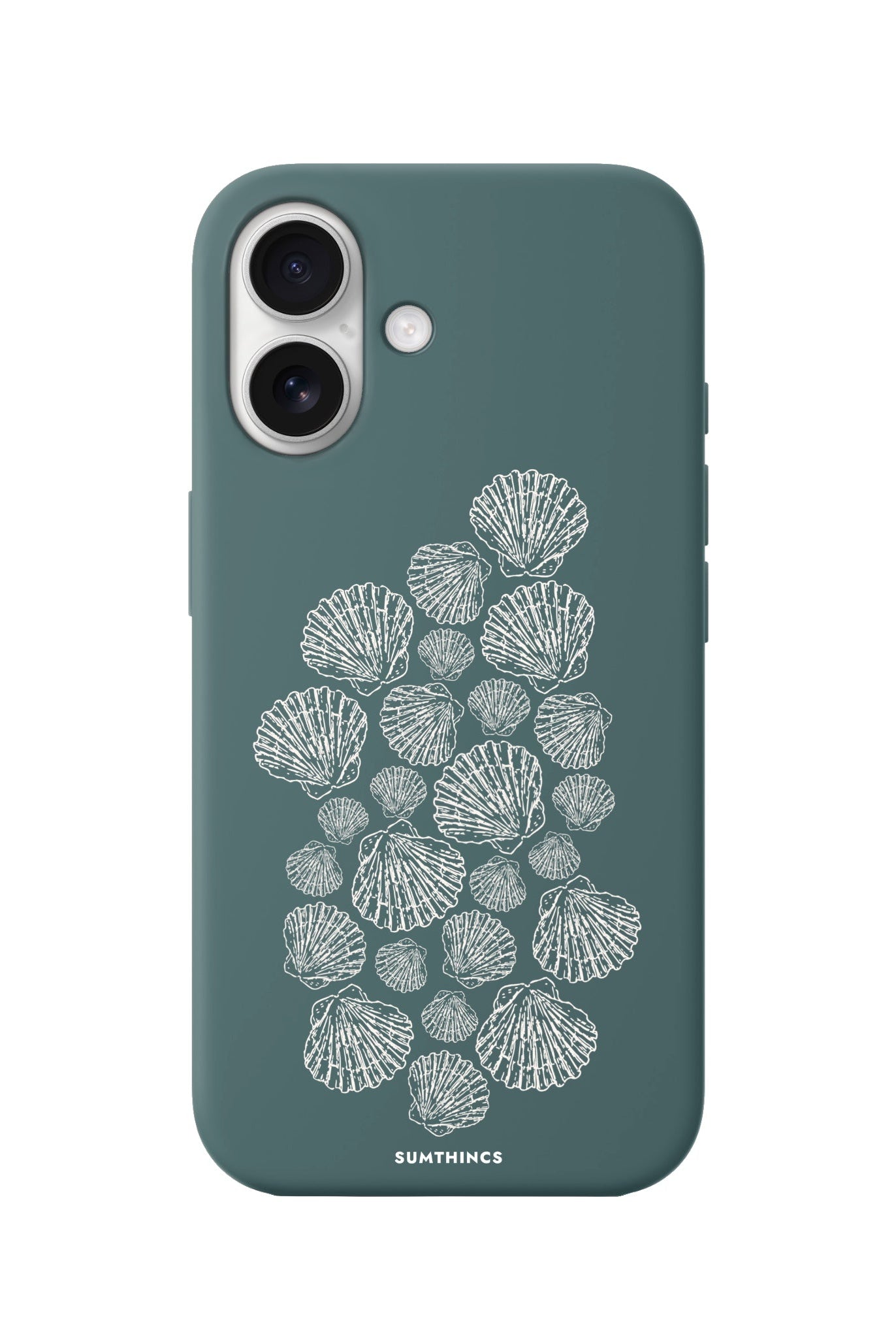 iPhone 16 Shell Print Premium Telefon Kılıfı Kaktüs Yeşili - SUMTHINCS