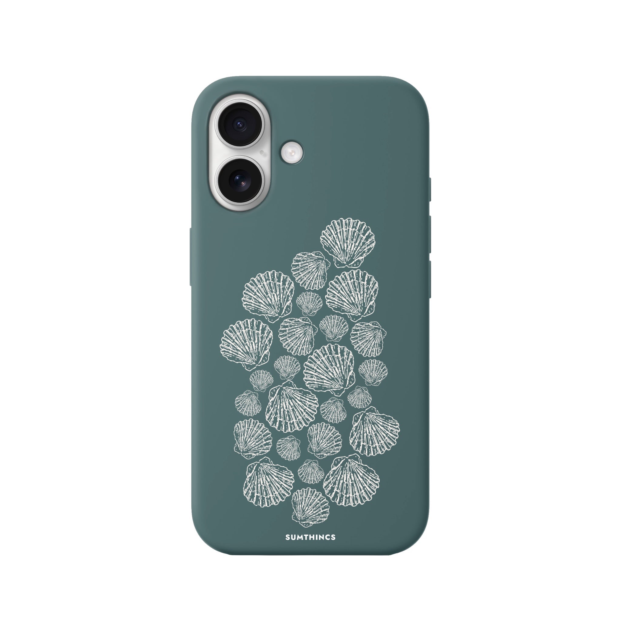 iPhone 16 Shell Print Premium Telefon Kılıfı Kaktüs Yeşili - SUMTHINCS