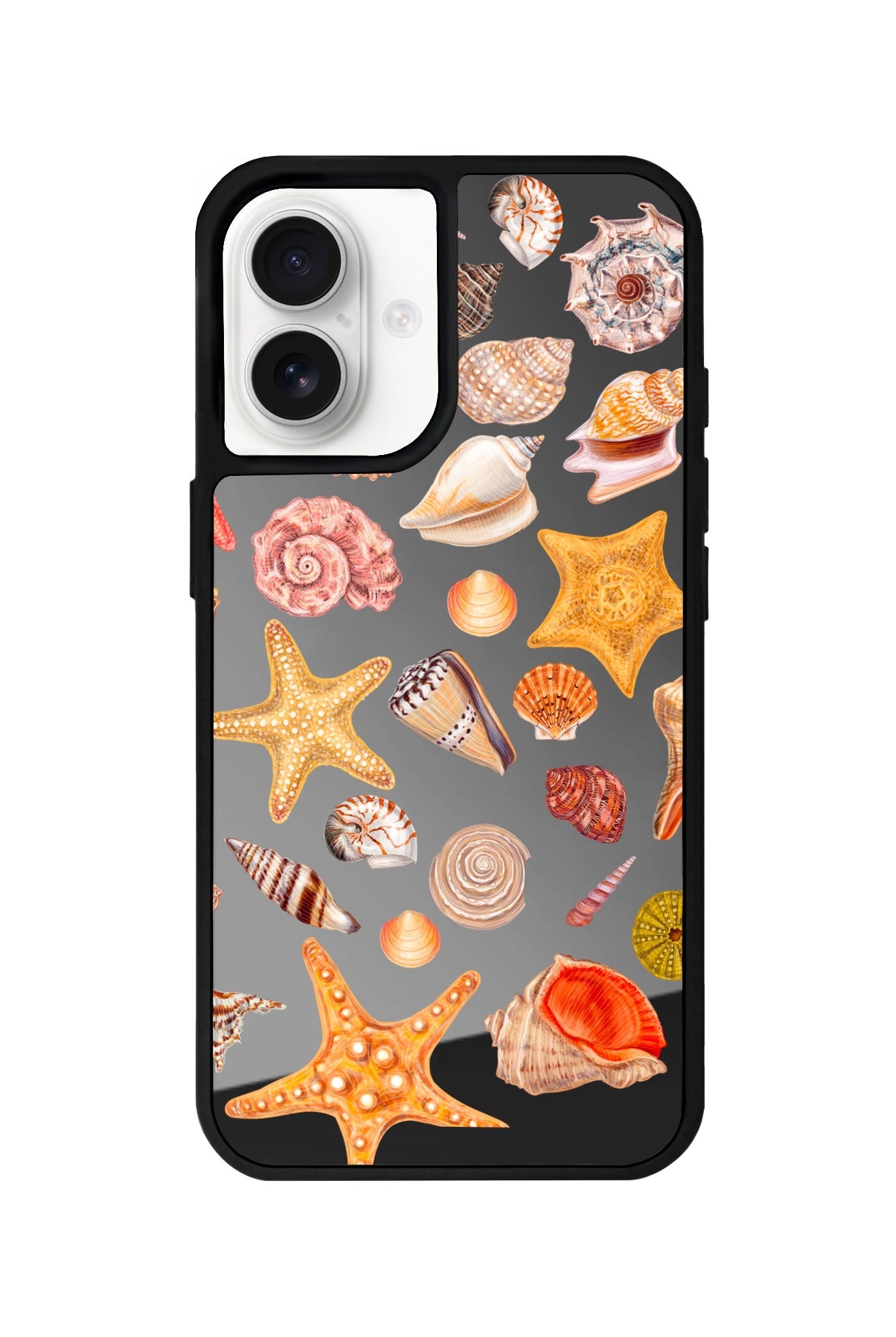 iPhone 16 Shells Mirror Aynalı Telefon Kılıfı Antrasit - SUMTHINCS