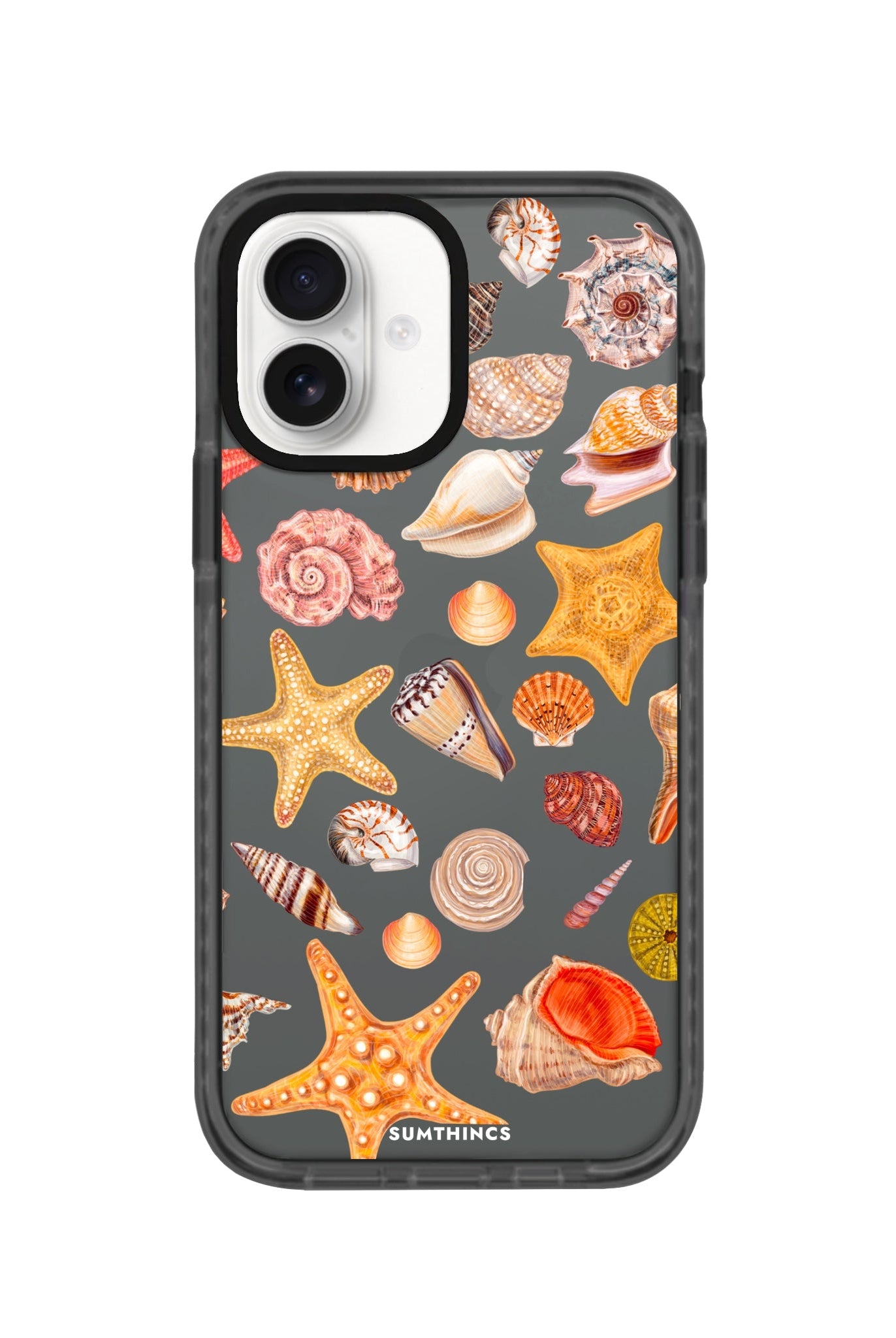 iPhone 16 Shells Procase Şeffaf Telefon Kılıfı Antrasit - SUMTHINCS