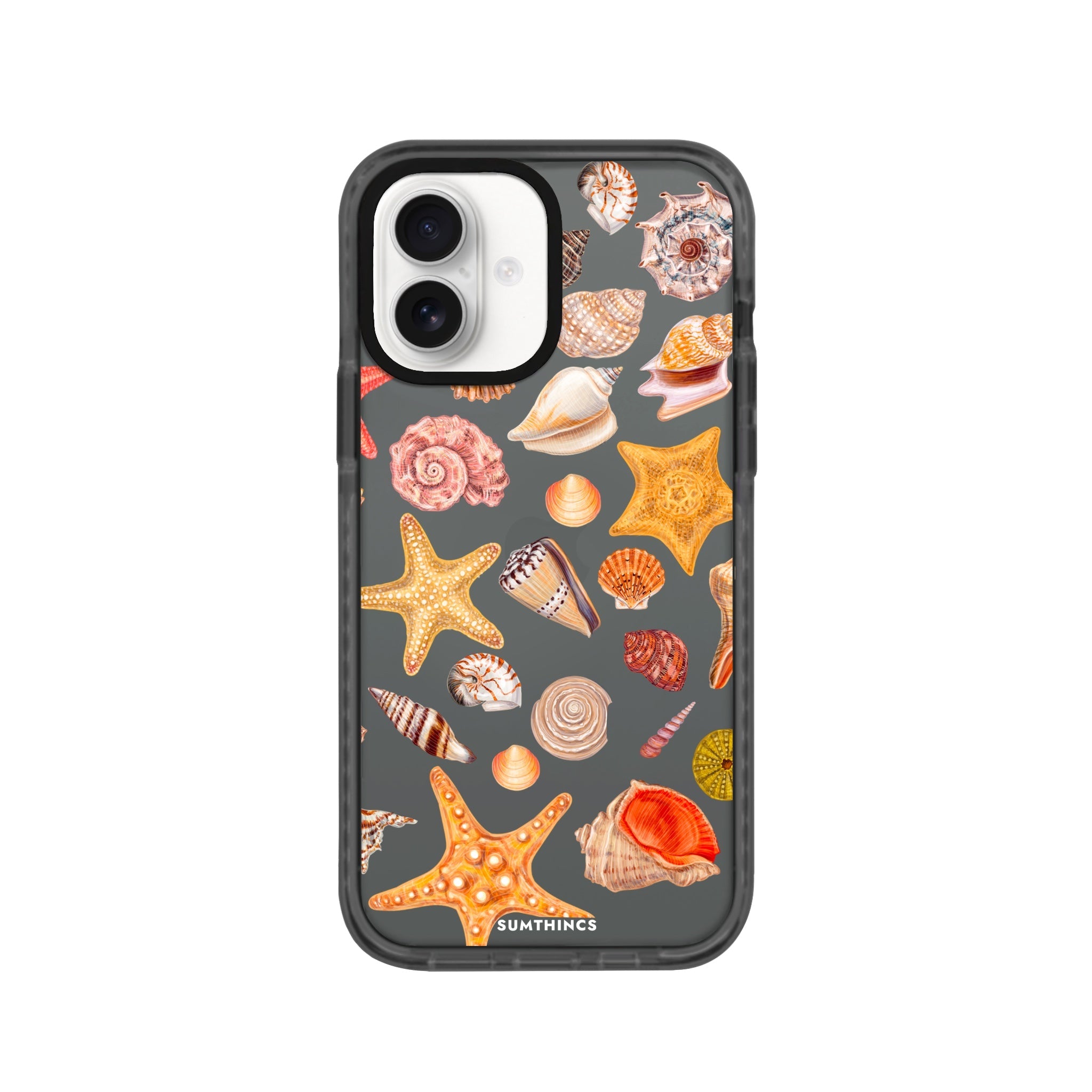 iPhone 16 Shells Procase Şeffaf Telefon Kılıfı Antrasit - SUMTHINCS