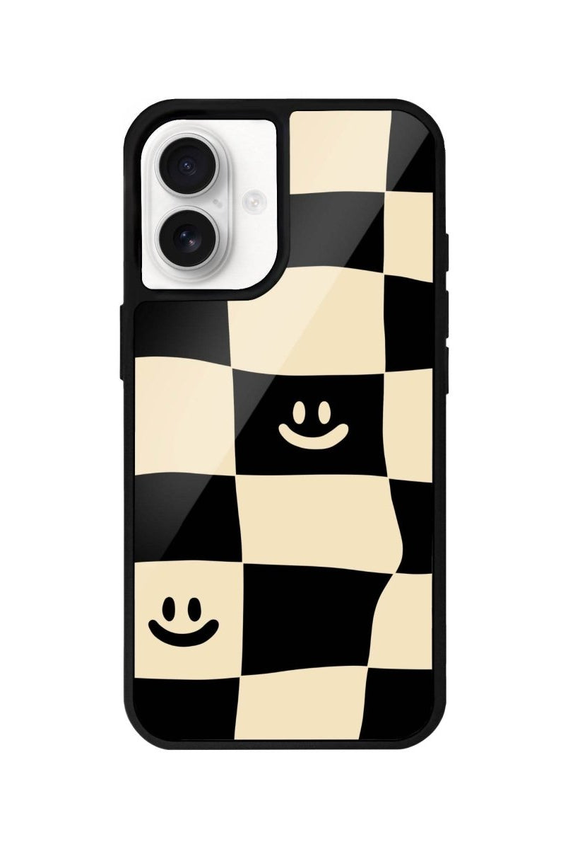 iPhone 16 Smiling Check Glossy Cam Telefon Kılıfı - SUMTHINCS