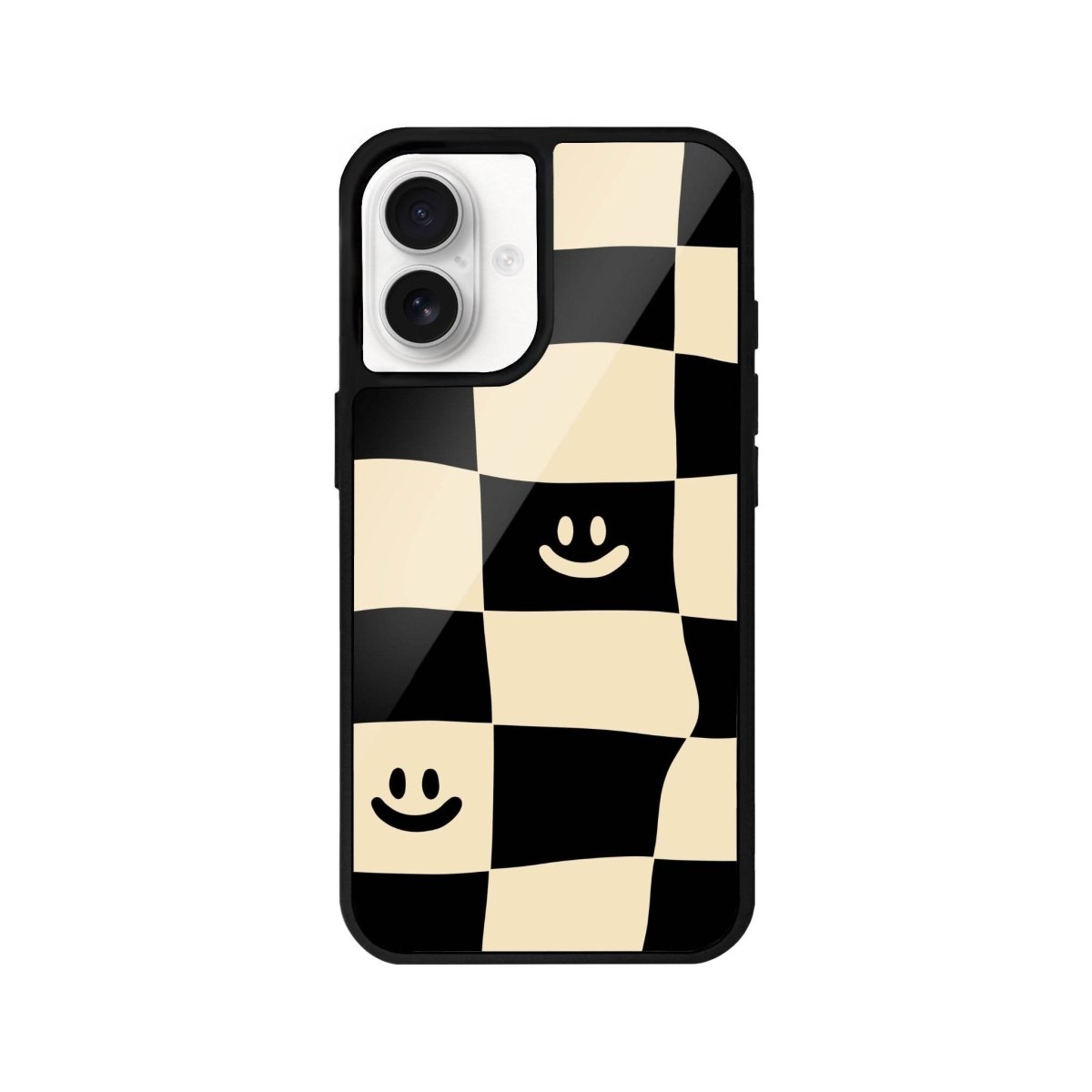 iPhone 16 Smiling Check Glossy Cam Telefon Kılıfı - SUMTHINCS