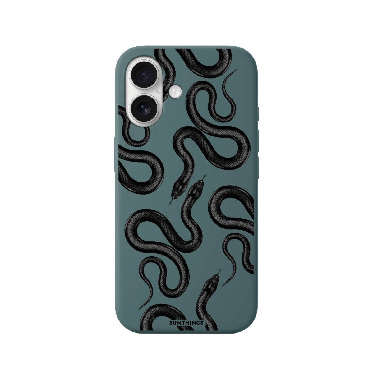 iPhone 16 Snakes Premium Telefon Kılıfı Kaktüs Yeşili - SUMTHINCS