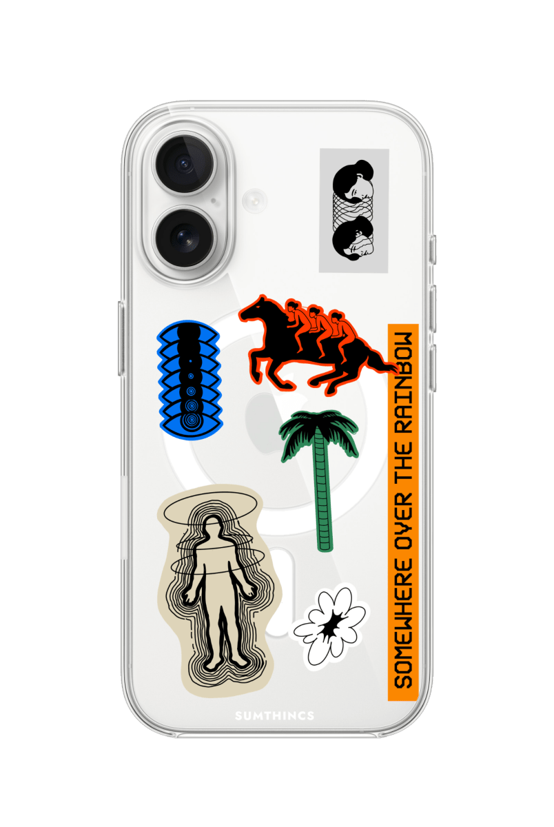 iPhone 16 Somewhere Clear Magsafe Şeffaf Telefon Kılıfı - SUMTHINCS