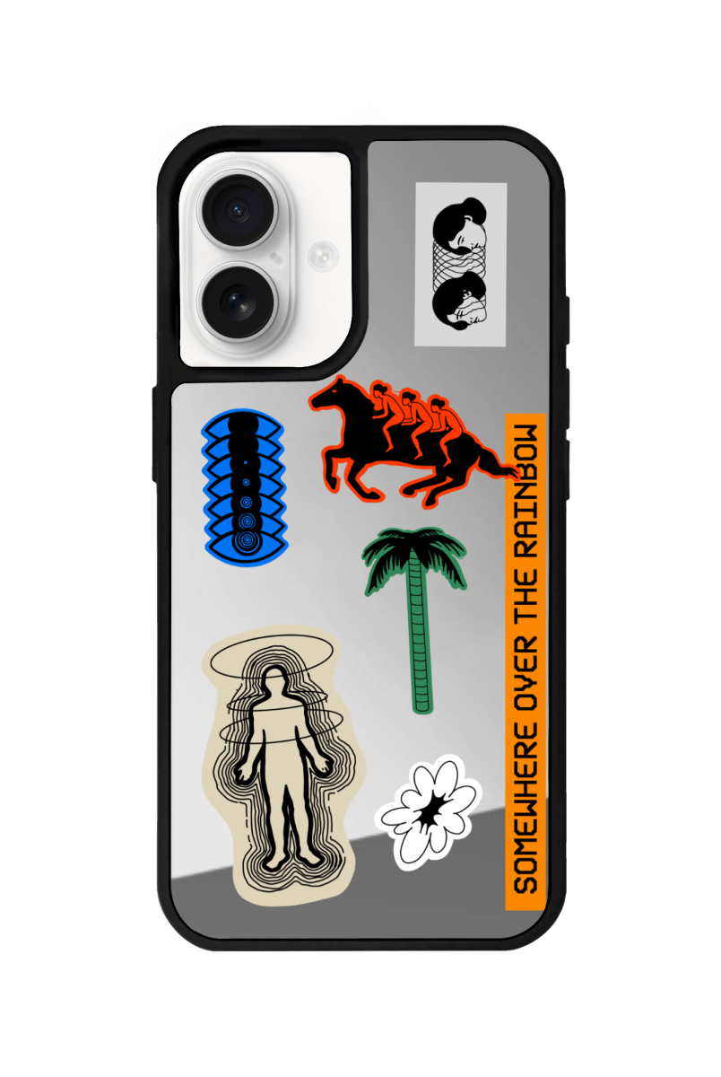 iPhone 16 Somewhere Mirror Aynalı Telefon Kılıfı - SUMTHINCS