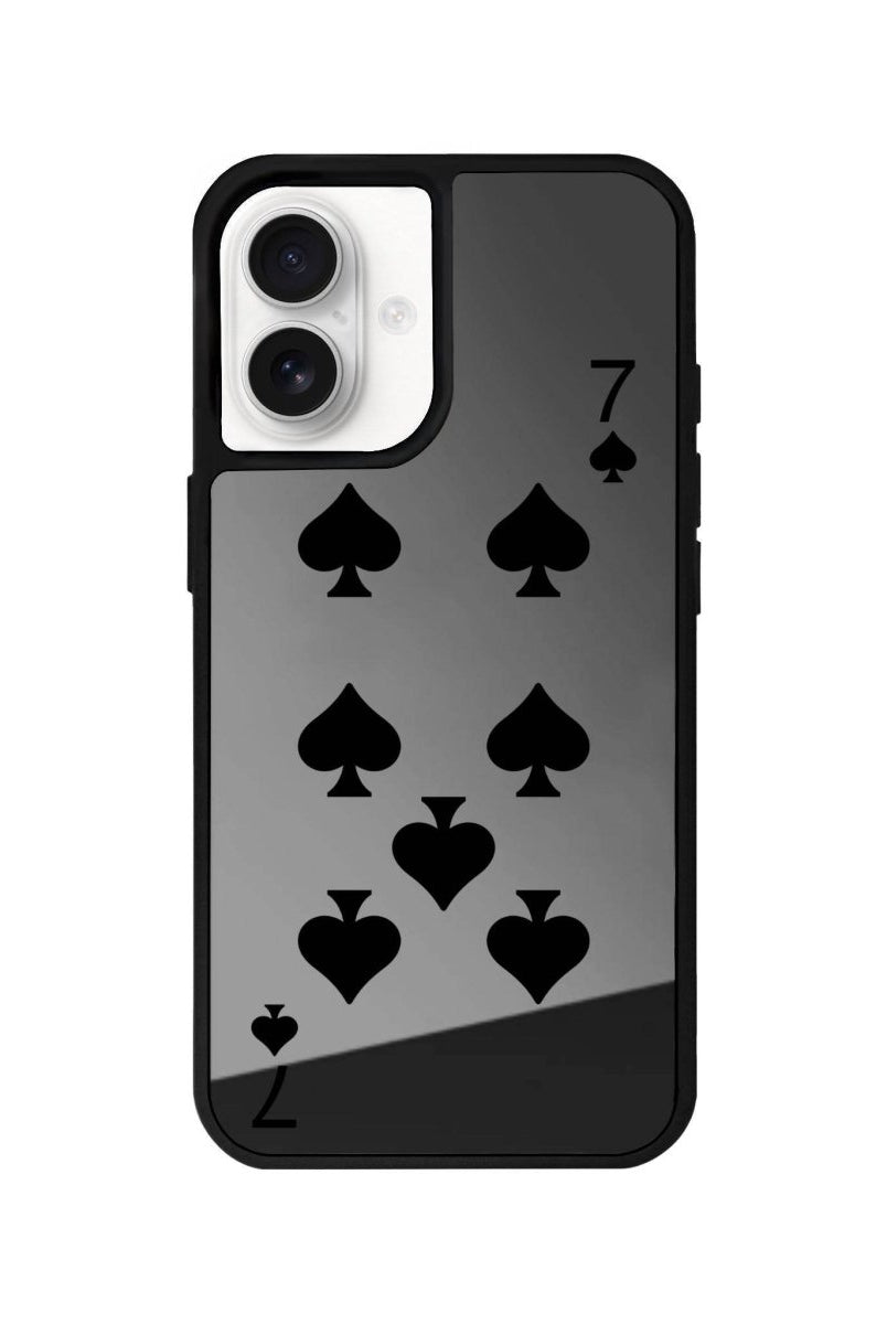 iPhone 16 Spade7 Mirror Aynalı Telefon Kılıfı Antrasit - SUMTHINCS