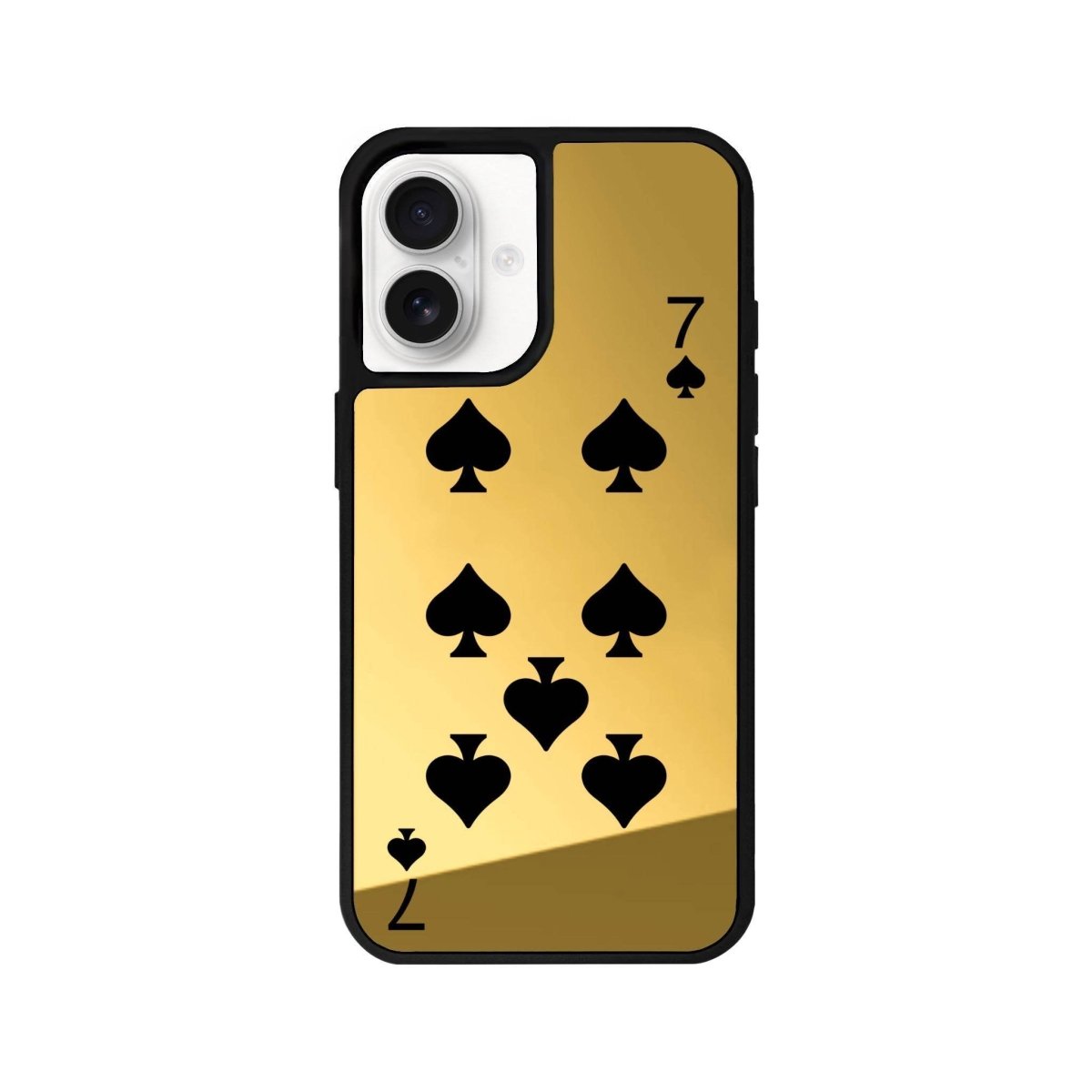 iPhone 16 Spade7 Mirror Aynalı Telefon Kılıfı Altın - SUMTHINCS