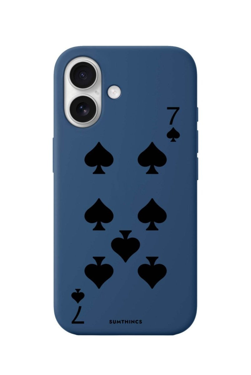 iPhone 16 Spade7 Premium Telefon Kılıfı Pasifik Mavi - SUMTHINCS