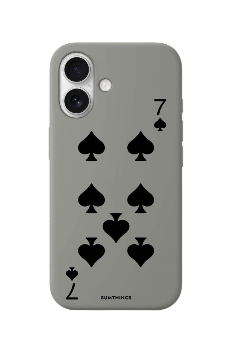 iPhone 16 Spade7 Premium Telefon Kılıfı Gri - SUMTHINCS