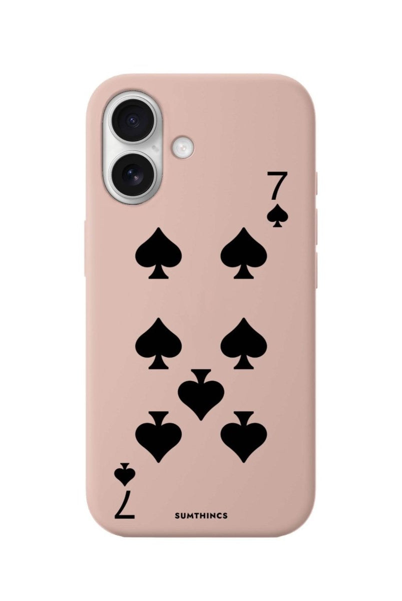 iPhone 16 Spade7 Premium Telefon Kılıfı Bej - SUMTHINCS