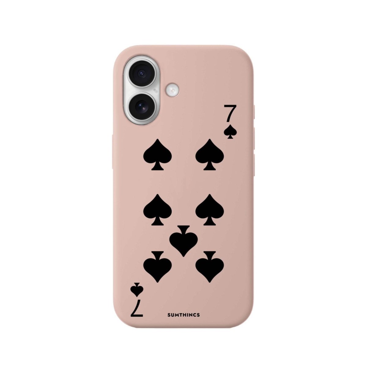 iPhone 16 Spade7 Premium Telefon Kılıfı Bej - SUMTHINCS