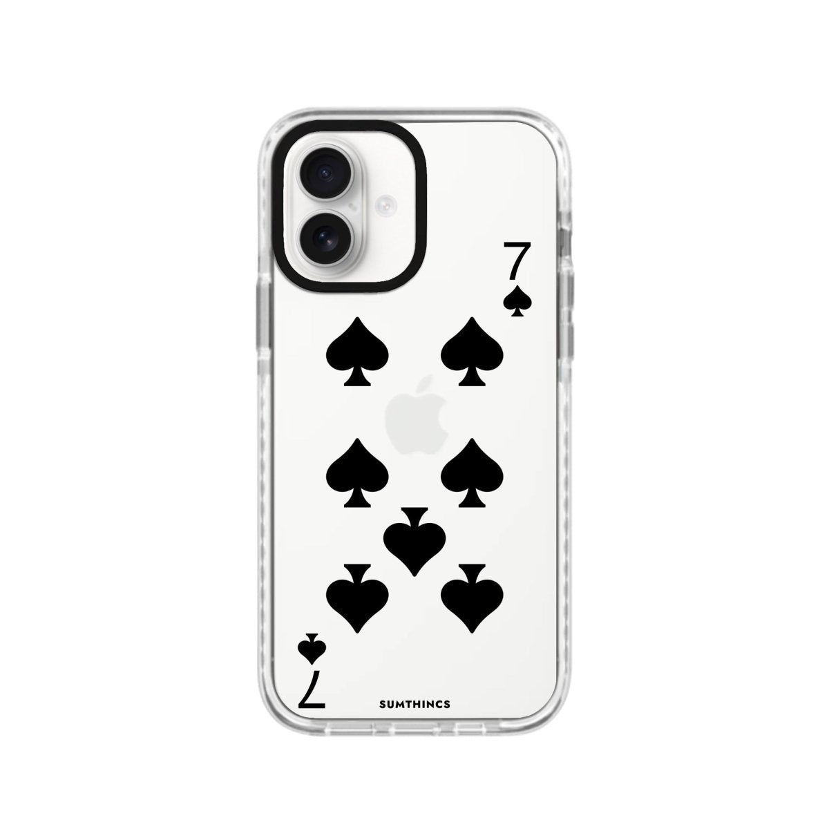 iPhone 16 Spade7 Procase Şeffaf Telefon Kılıfı Beyaz Şeffaf - SUMTHINCS