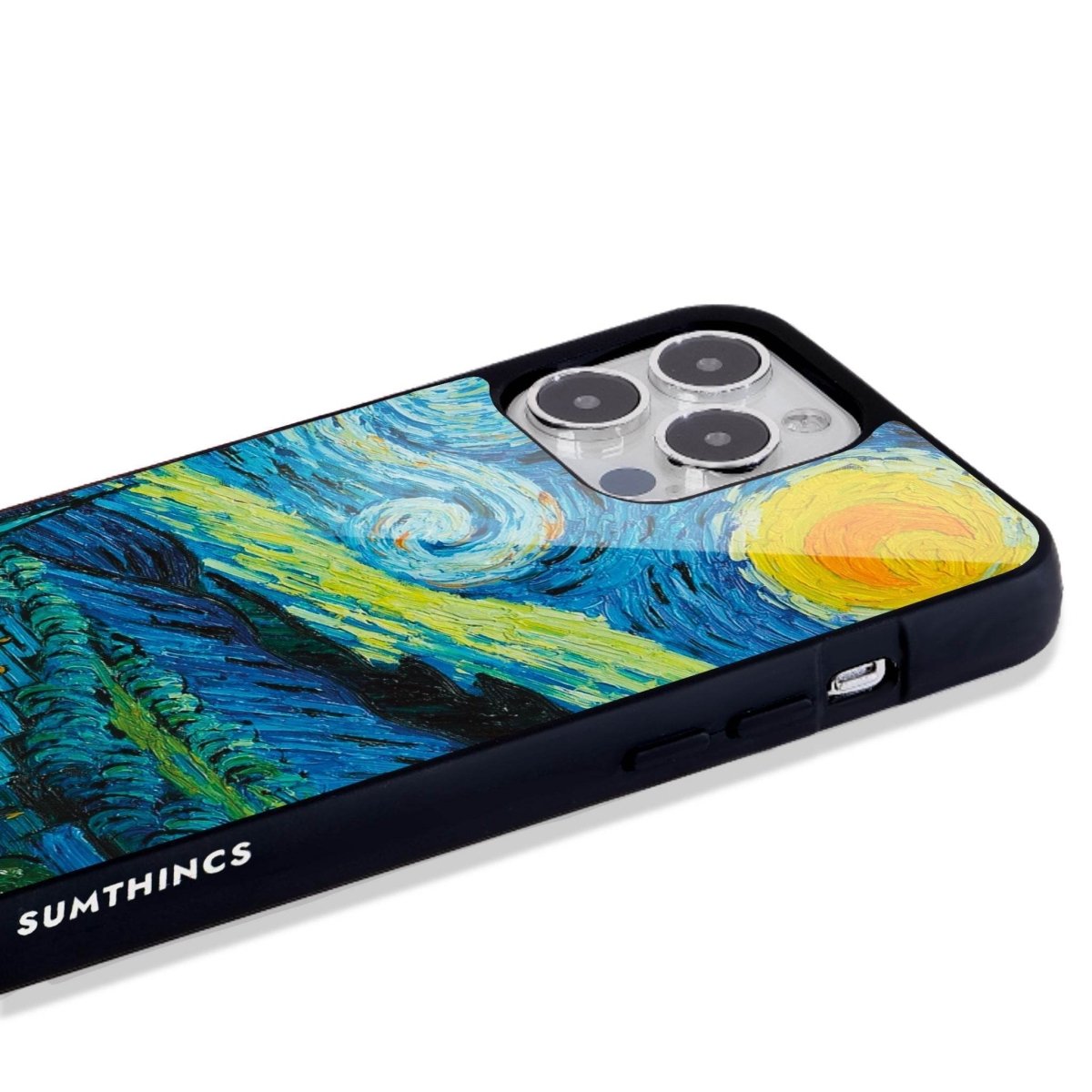 iPhone 16 Starry Night Glossy Cam Telefon Kılıfı - SUMTHINCS