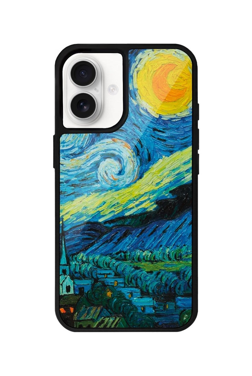 iPhone 16 Starry Night Glossy Cam Telefon Kılıfı - SUMTHINCS
