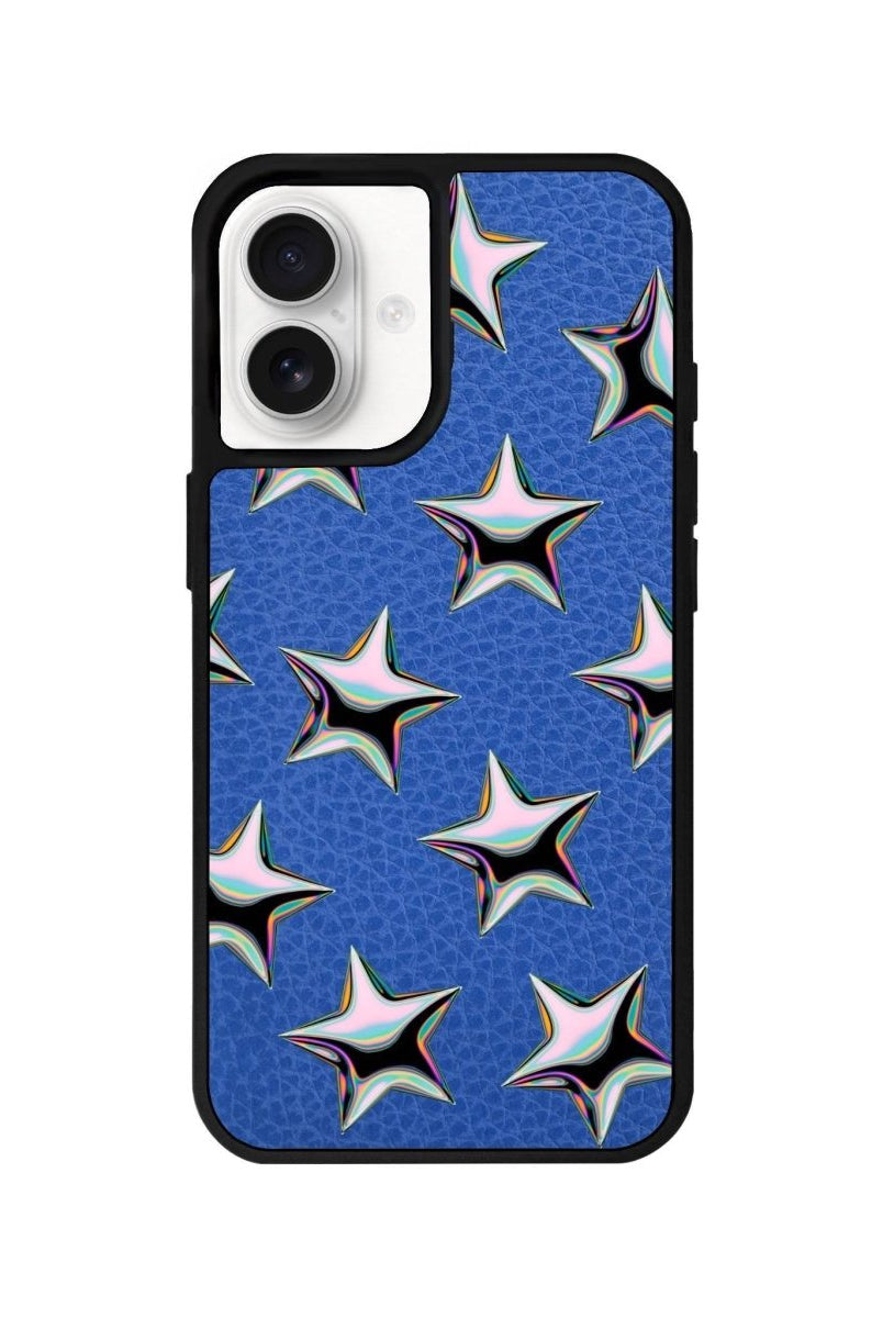 iPhone 16 Stars Leather Vegan Deri Telefon Kılıfı - SUMTHINCS