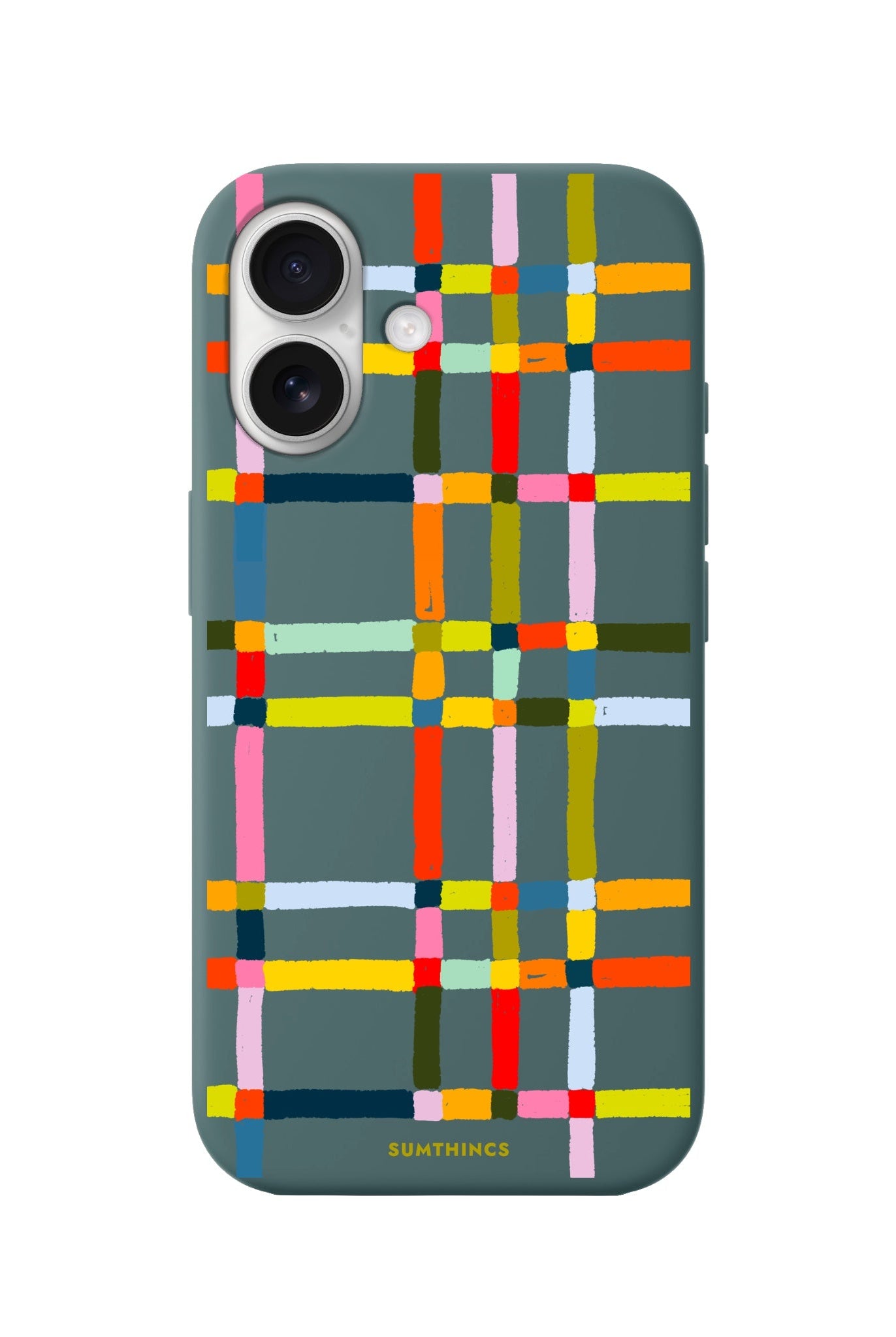 iPhone 16 Sunny Stripes Premium Telefon Kılıfı Kaktüs Yeşili - SUMTHINCS