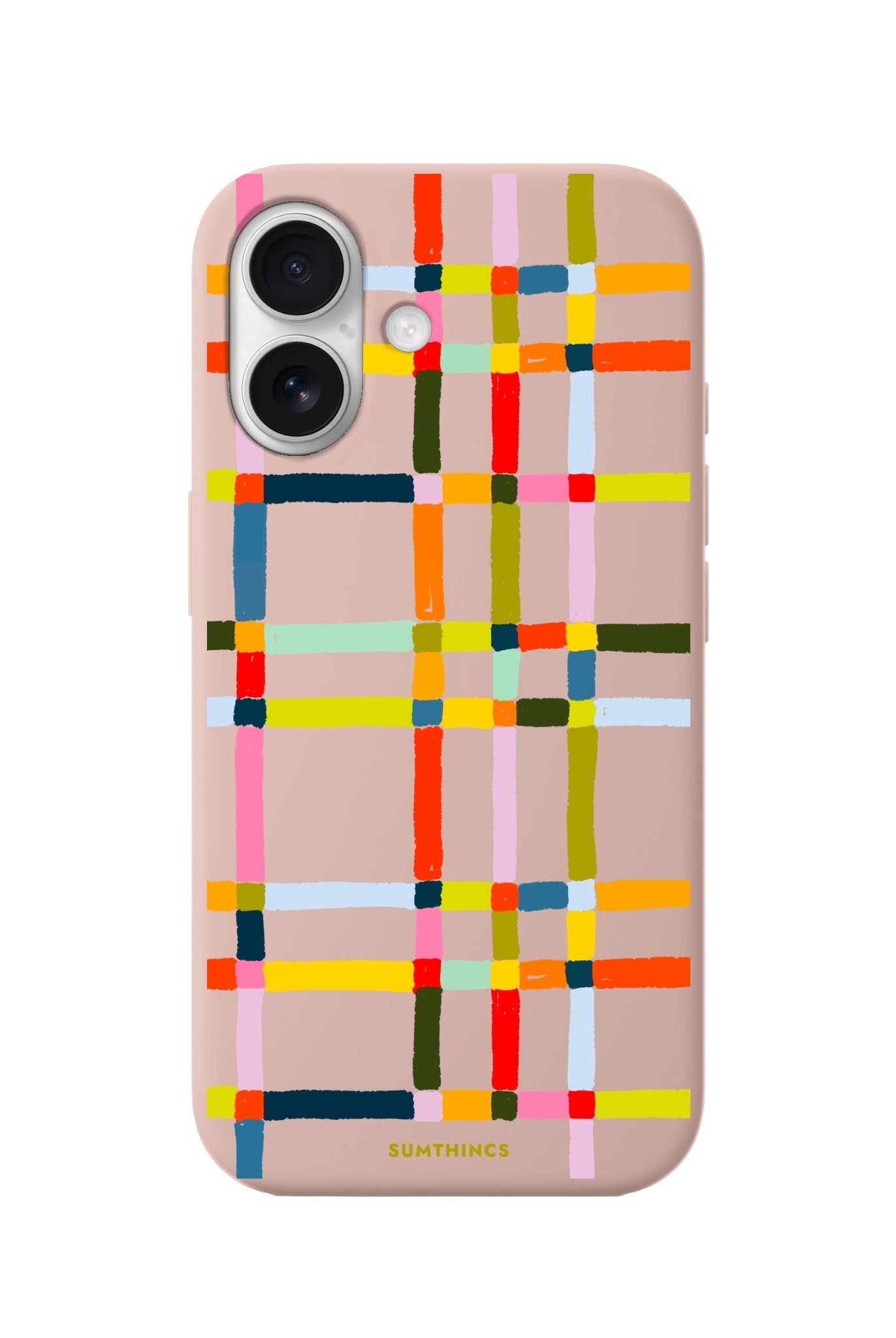 iPhone 16 Sunny Stripes Premium Telefon Kılıfı Bej - SUMTHINCS