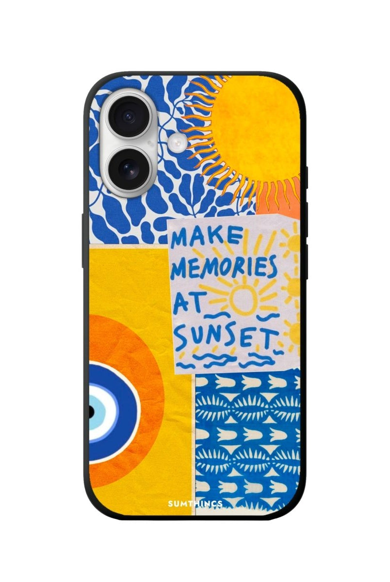 iPhone 16 Sunset Collage Premium Telefon Kılıfı - SUMTHINCS