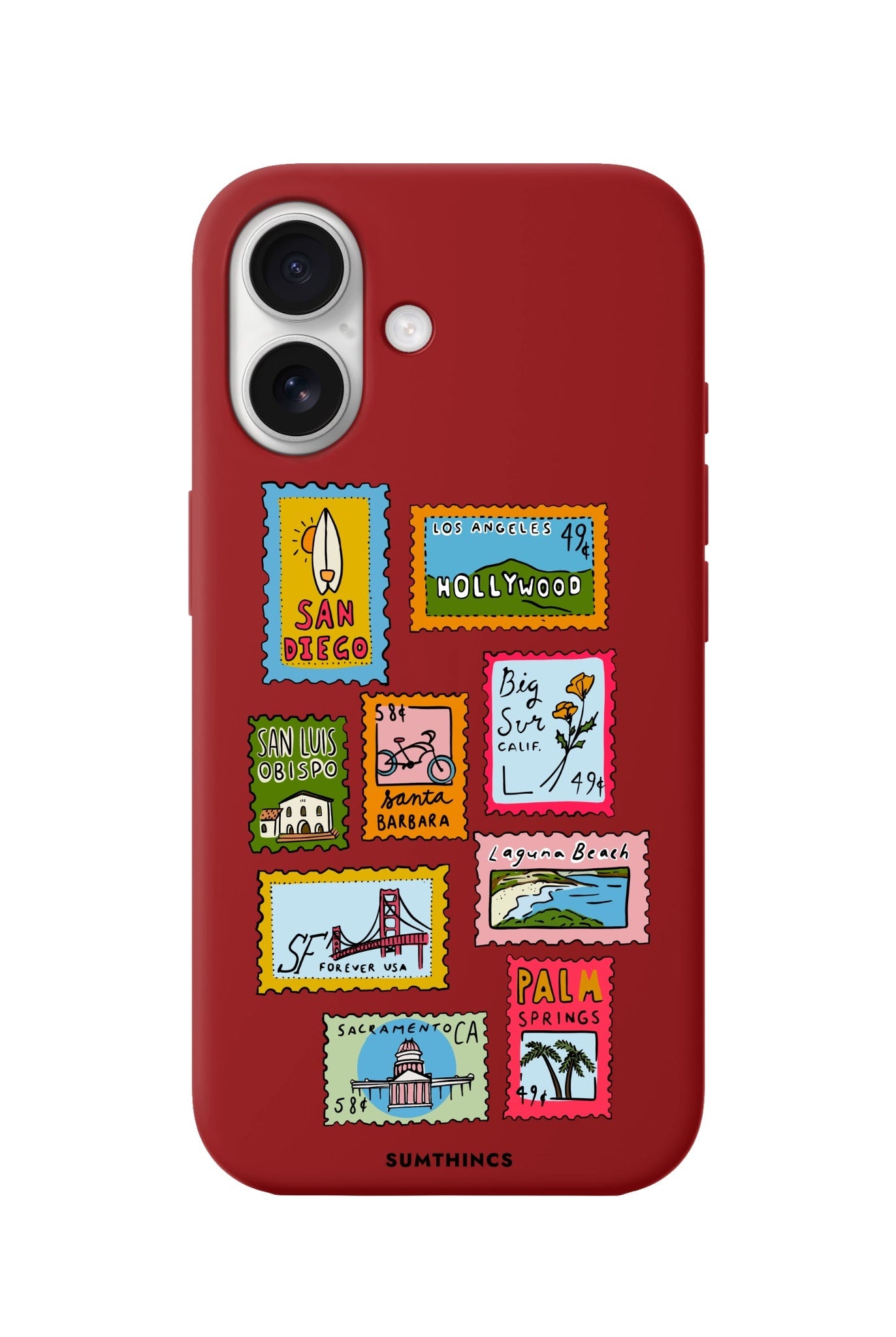 iPhone 16 The Grand Tour Premium Telefon Kılıfı Kırmızı - SUMTHINCS