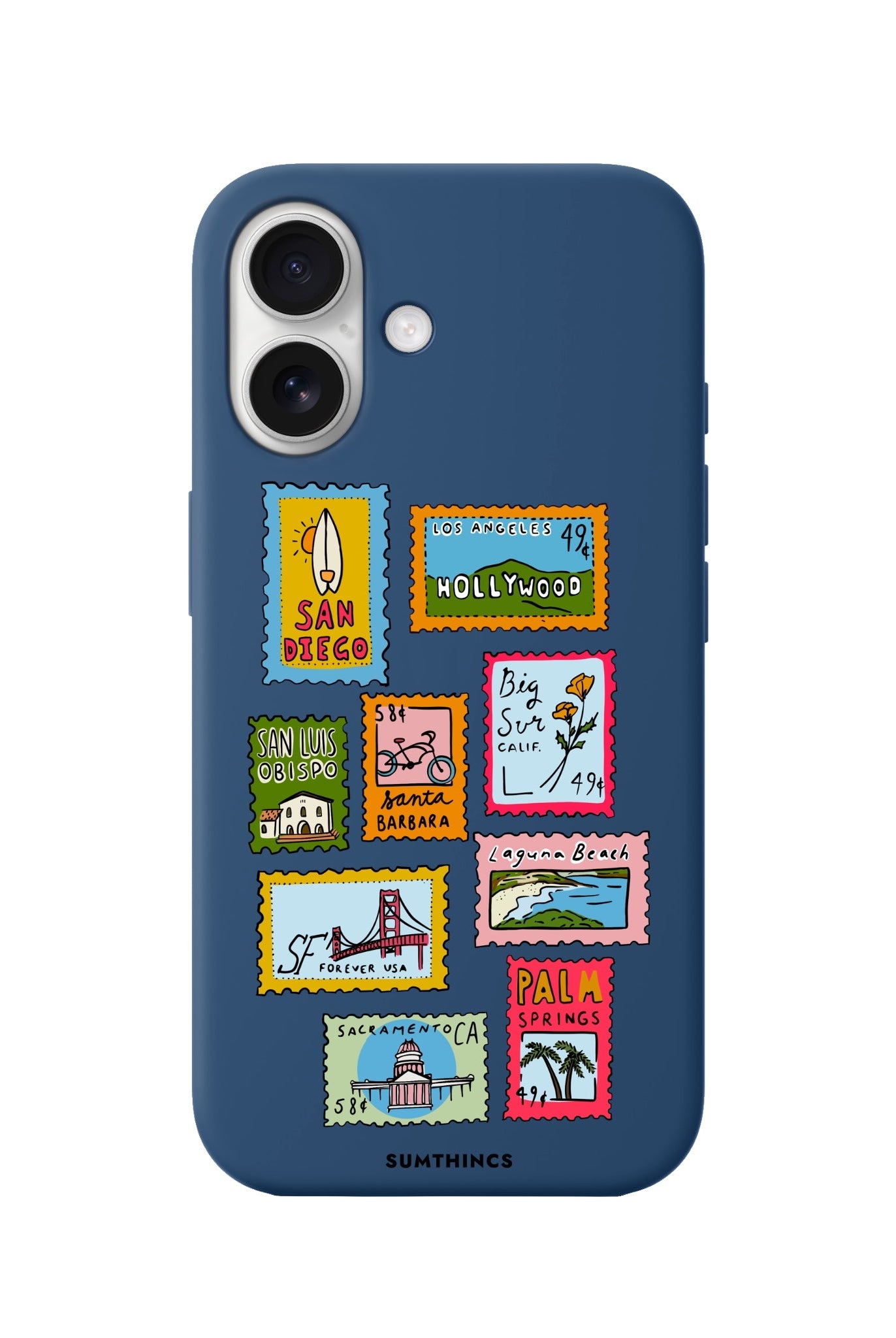 iPhone 16 The Grand Tour Premium Telefon Kılıfı Pasifik Mavi - SUMTHINCS