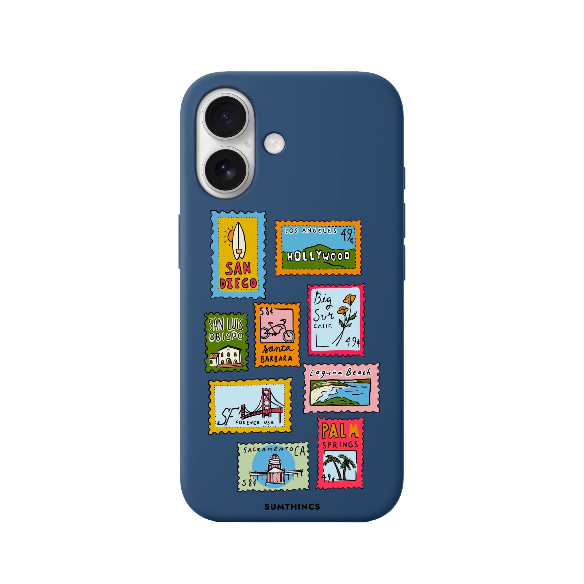 iPhone 16 The Grand Tour Premium Telefon Kılıfı Pasifik Mavi - SUMTHINCS