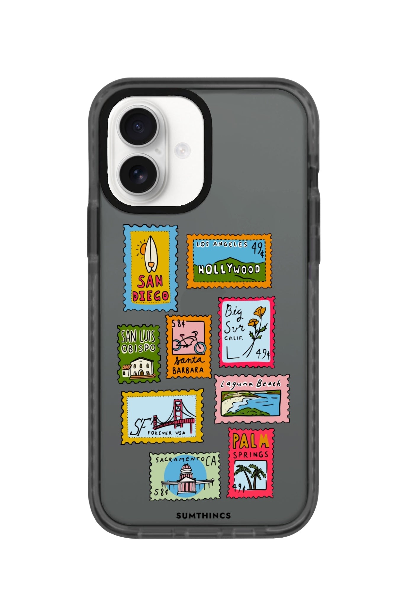 iPhone 16 The Grand Tour Procase Şeffaf Telefon Kılıfı Antrasit - SUMTHINCS