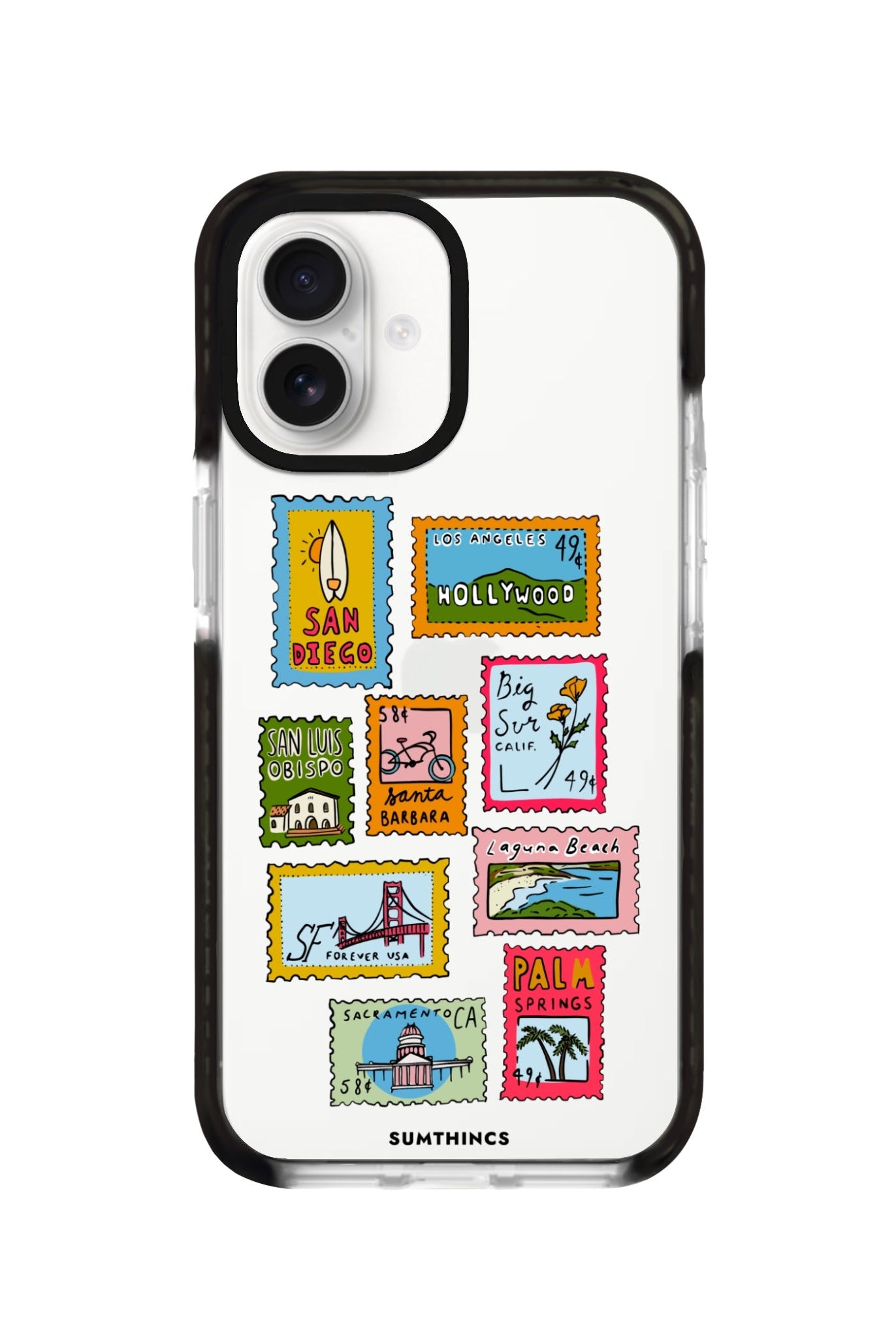 iPhone 16 The Grand Tour Procase Şeffaf Telefon Kılıfı Siyah Şeffaf - SUMTHINCS