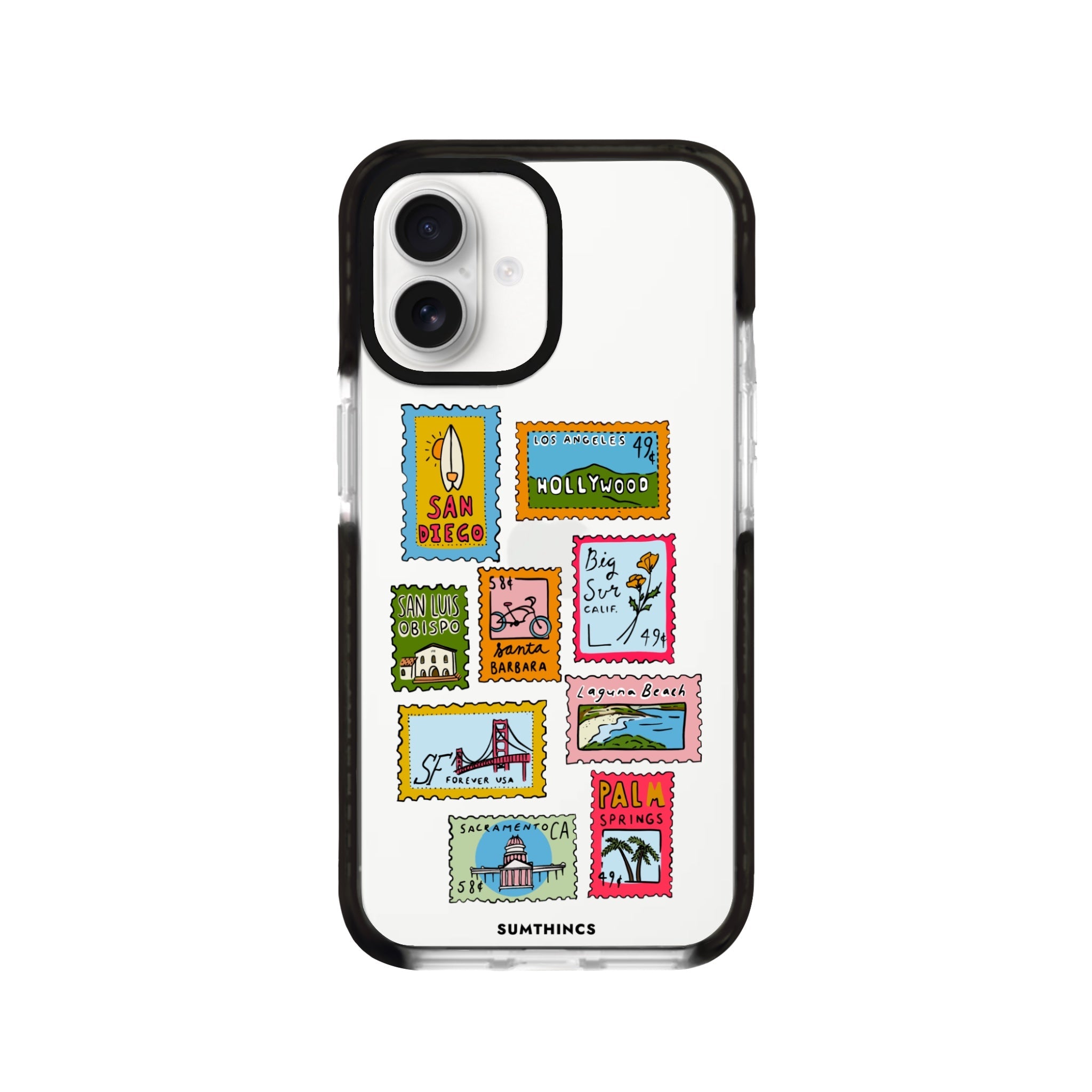 iPhone 16 The Grand Tour Procase Şeffaf Telefon Kılıfı Siyah Şeffaf - SUMTHINCS