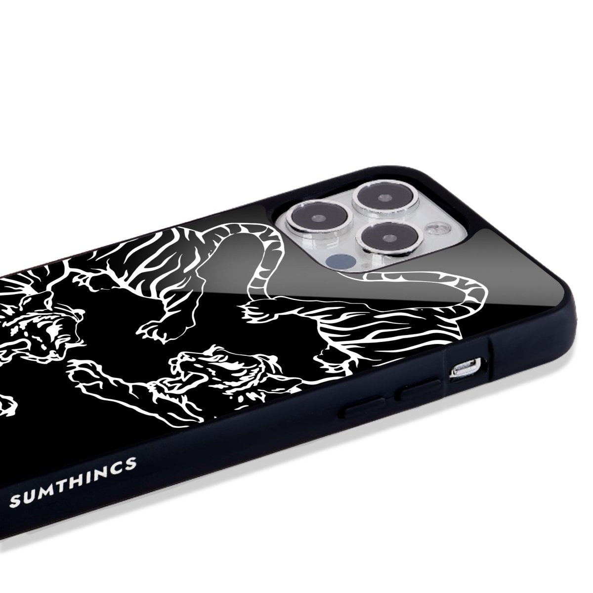 iPhone 16 Tigers Glossy Cam Telefon Kılıfı - SUMTHINCS