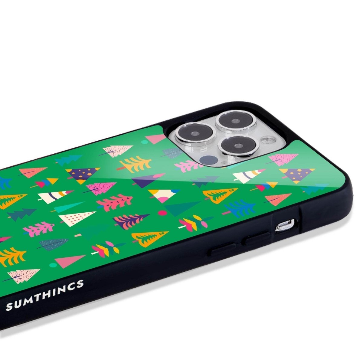 iPhone 16 Tiny Forest Glossy Cam Telefon Kılıfı - SUMTHINCS