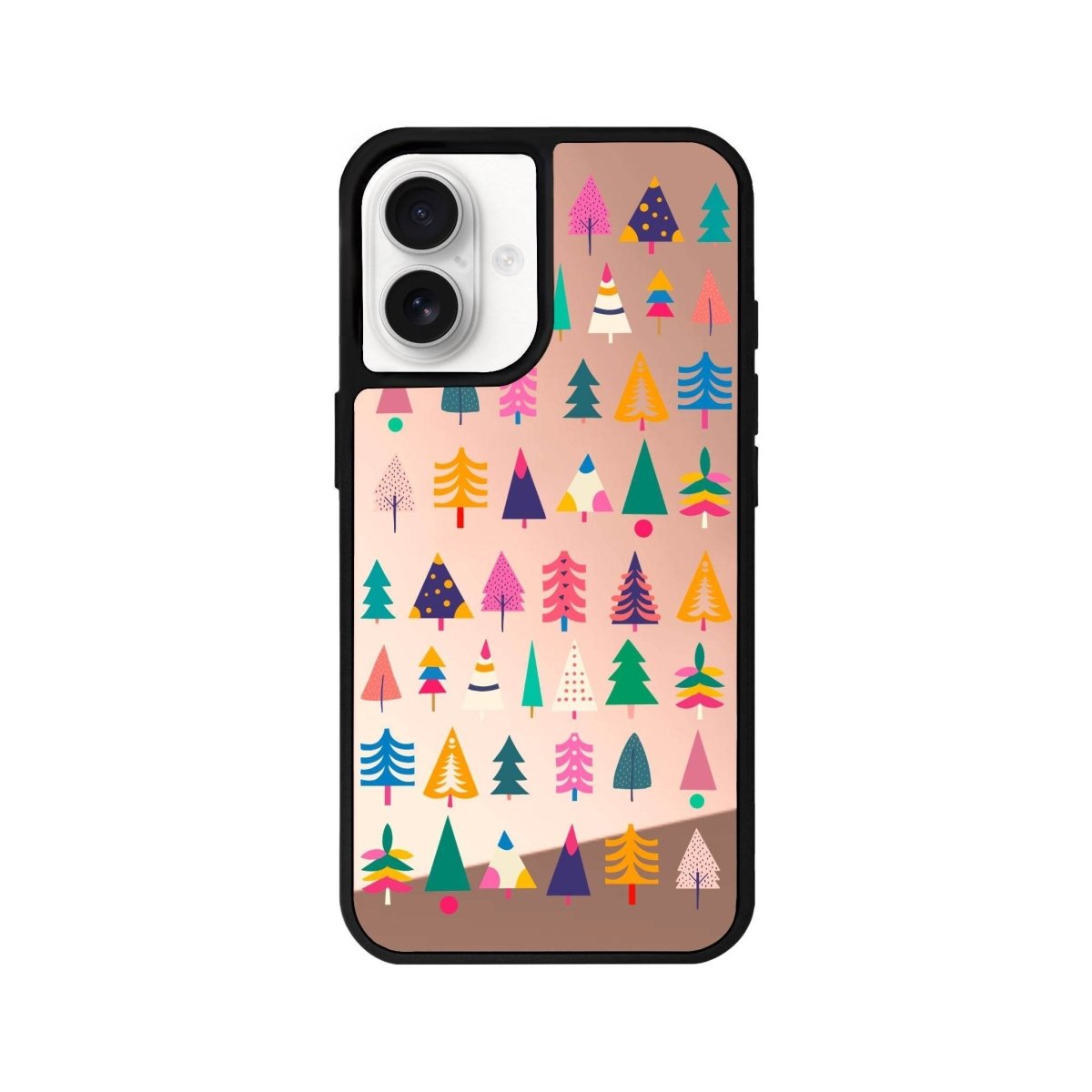 iPhone 16 Tiny Forest Mirror Aynalı Telefon Kılıfı Metalik Pembe - SUMTHINCS
