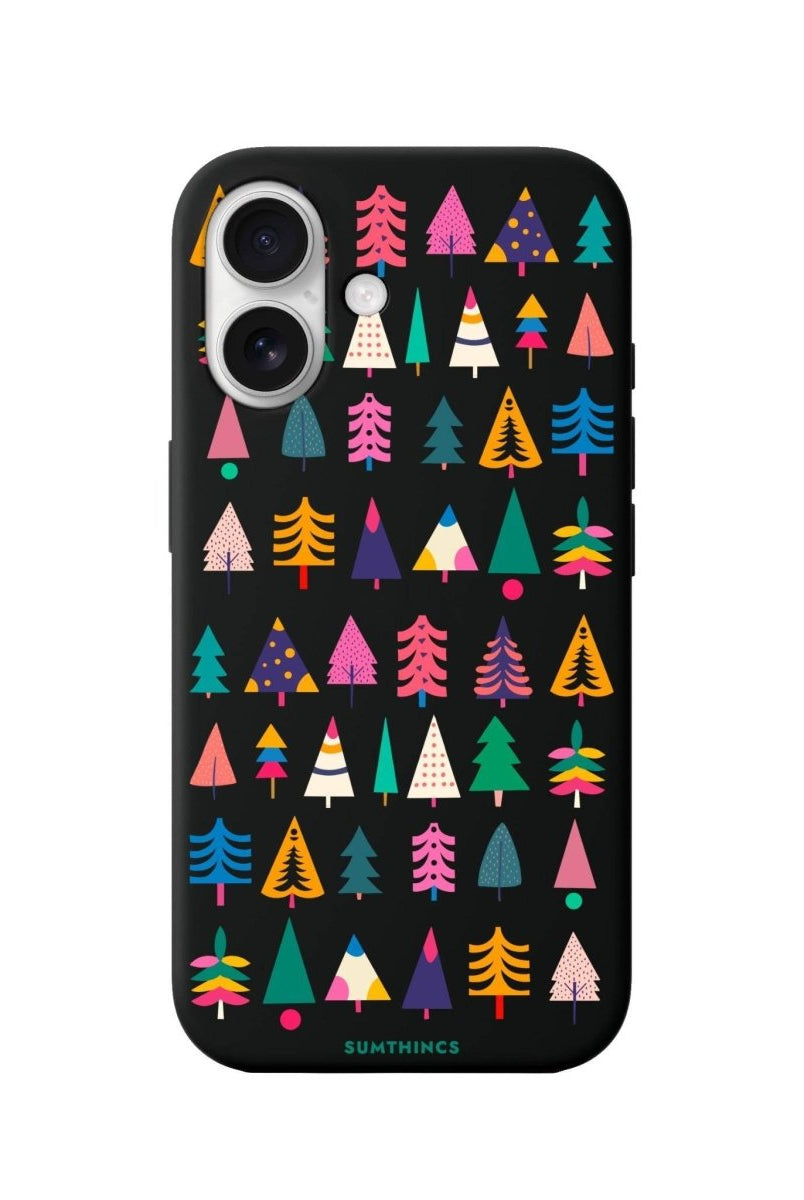 iPhone 16 Tiny Forest Premium Telefon Kılıfı Siyah - SUMTHINCS